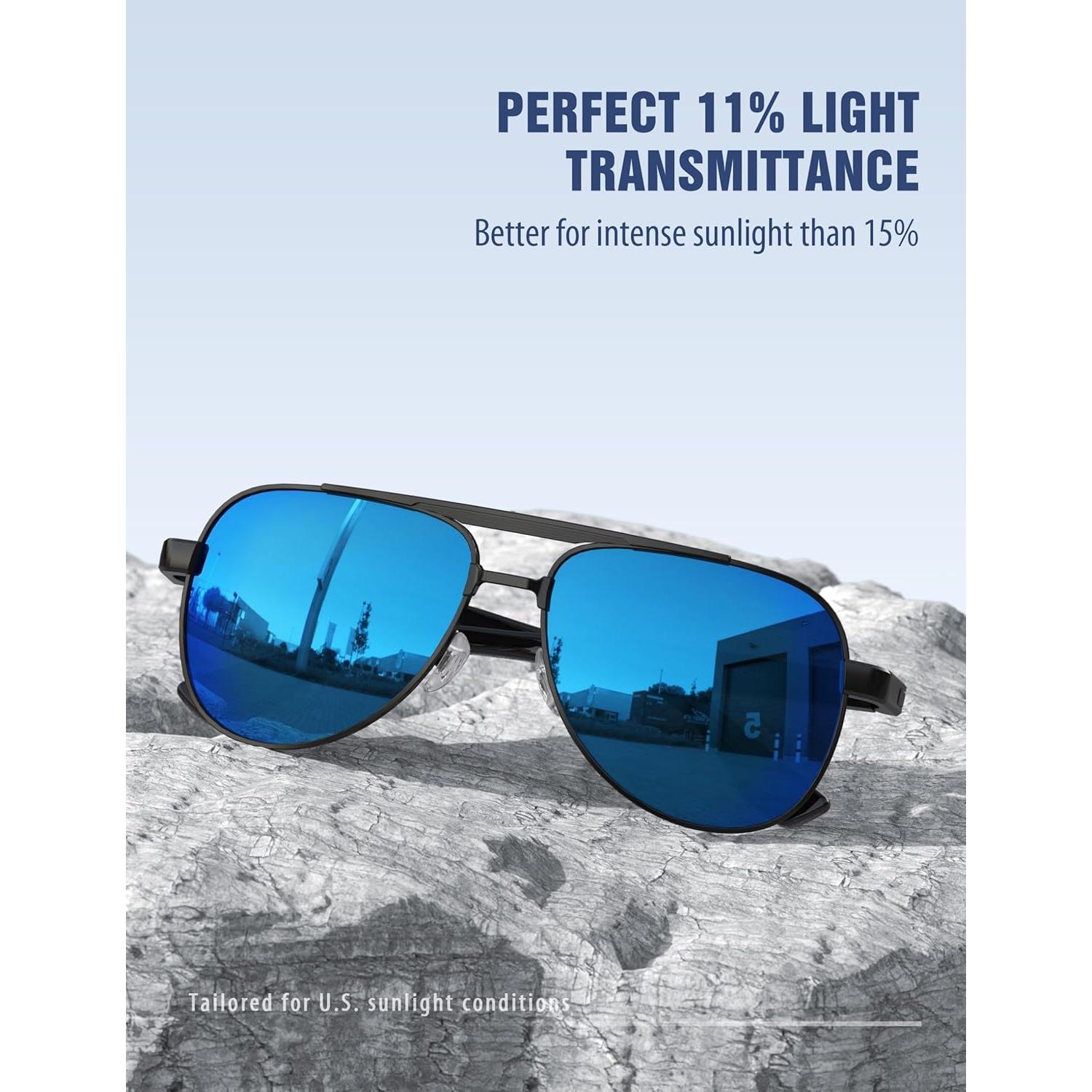 Gafas de sol LUENX Aviador Polarizadas UV400 para Hombre