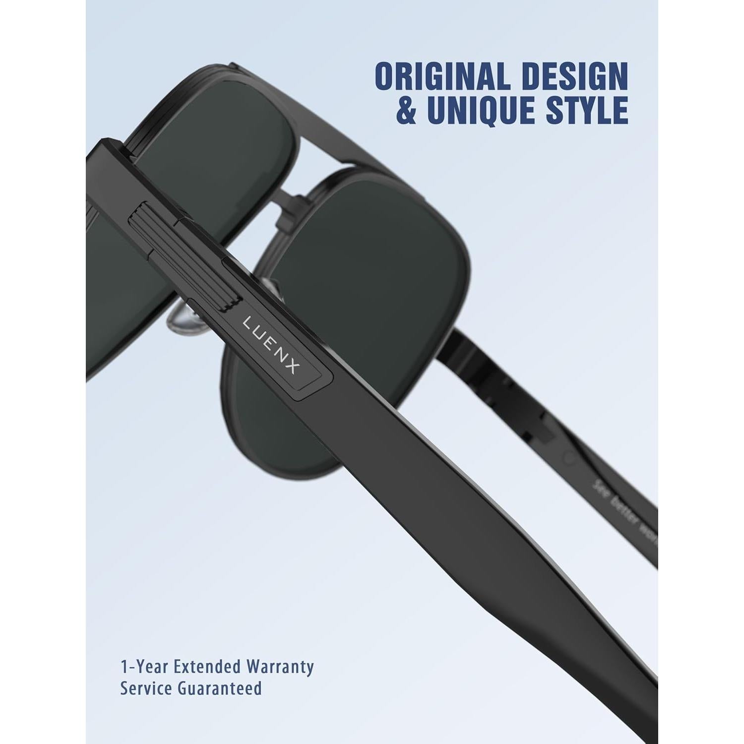 Gafas de sol LUENX Aviador Polarizadas UV400 para Hombre