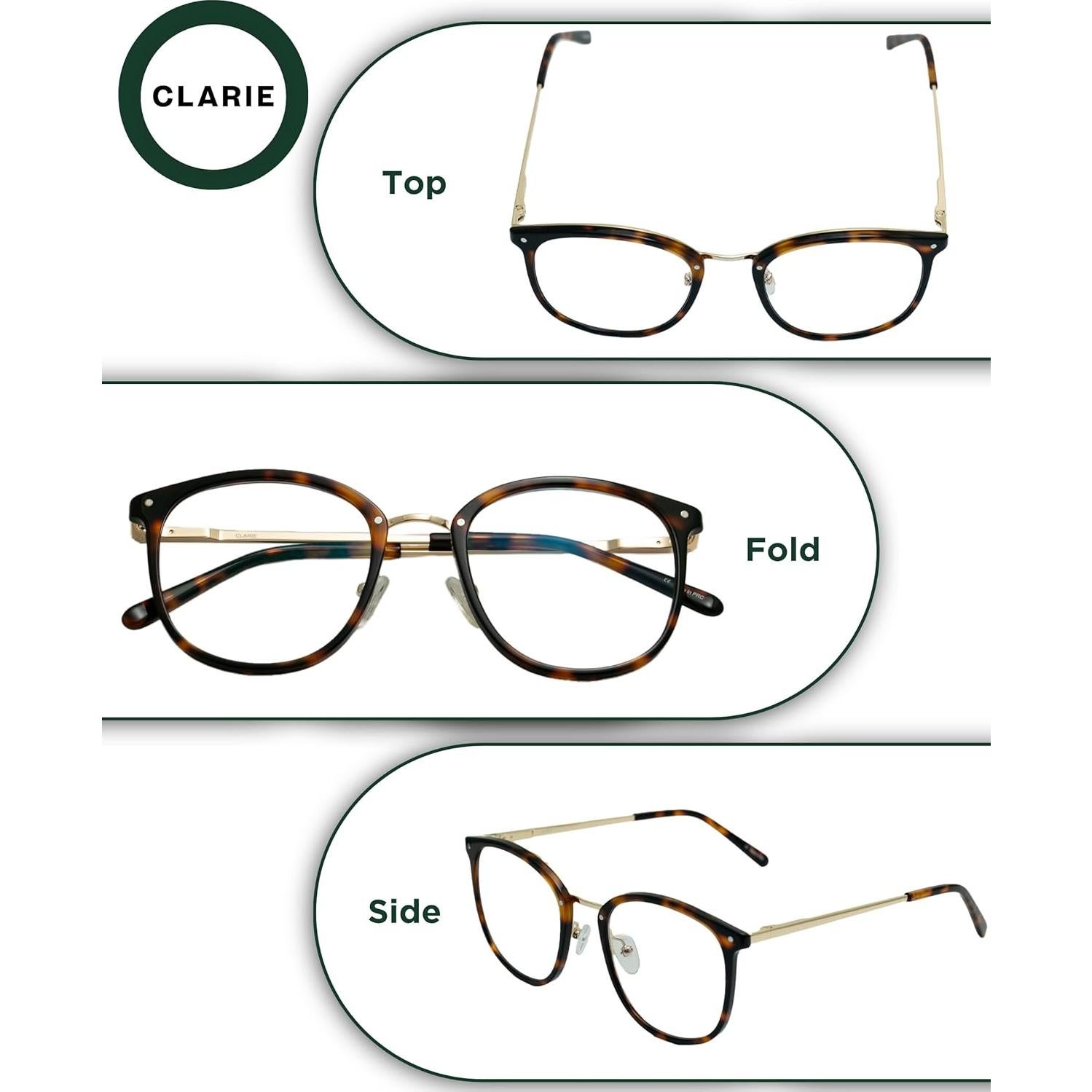Gafas Bloqueadoras de Luz Azul CLARIE para Mujeres - Antirreflejo