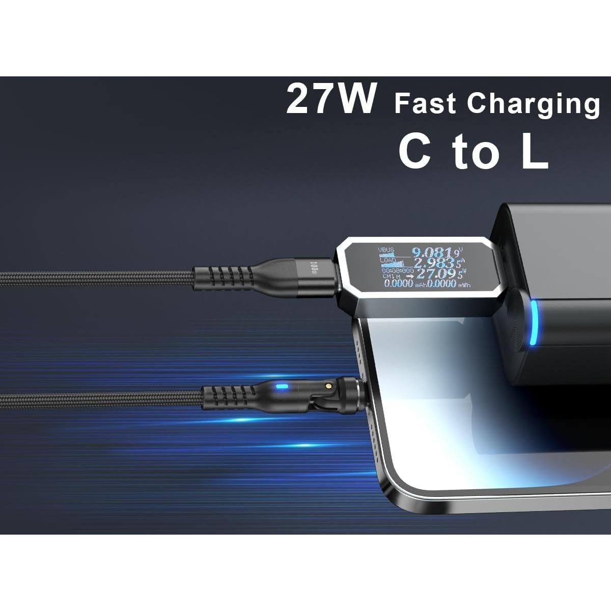 Adaptador Magnético 3 Piezas USB 2.0 Carga Rápida EndlesShine