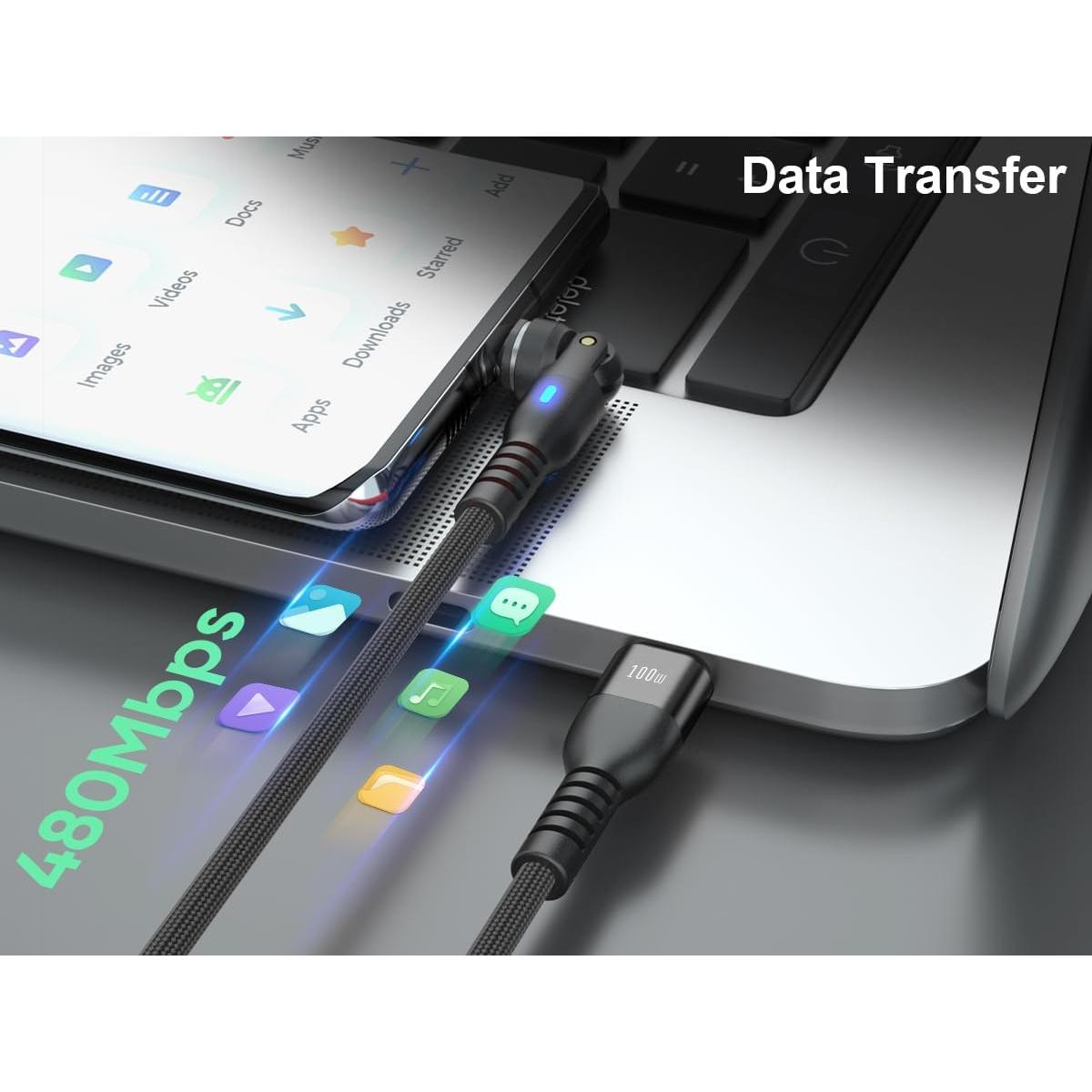 Adaptador Magnético 3 Piezas USB 2.0 Carga Rápida EndlesShine