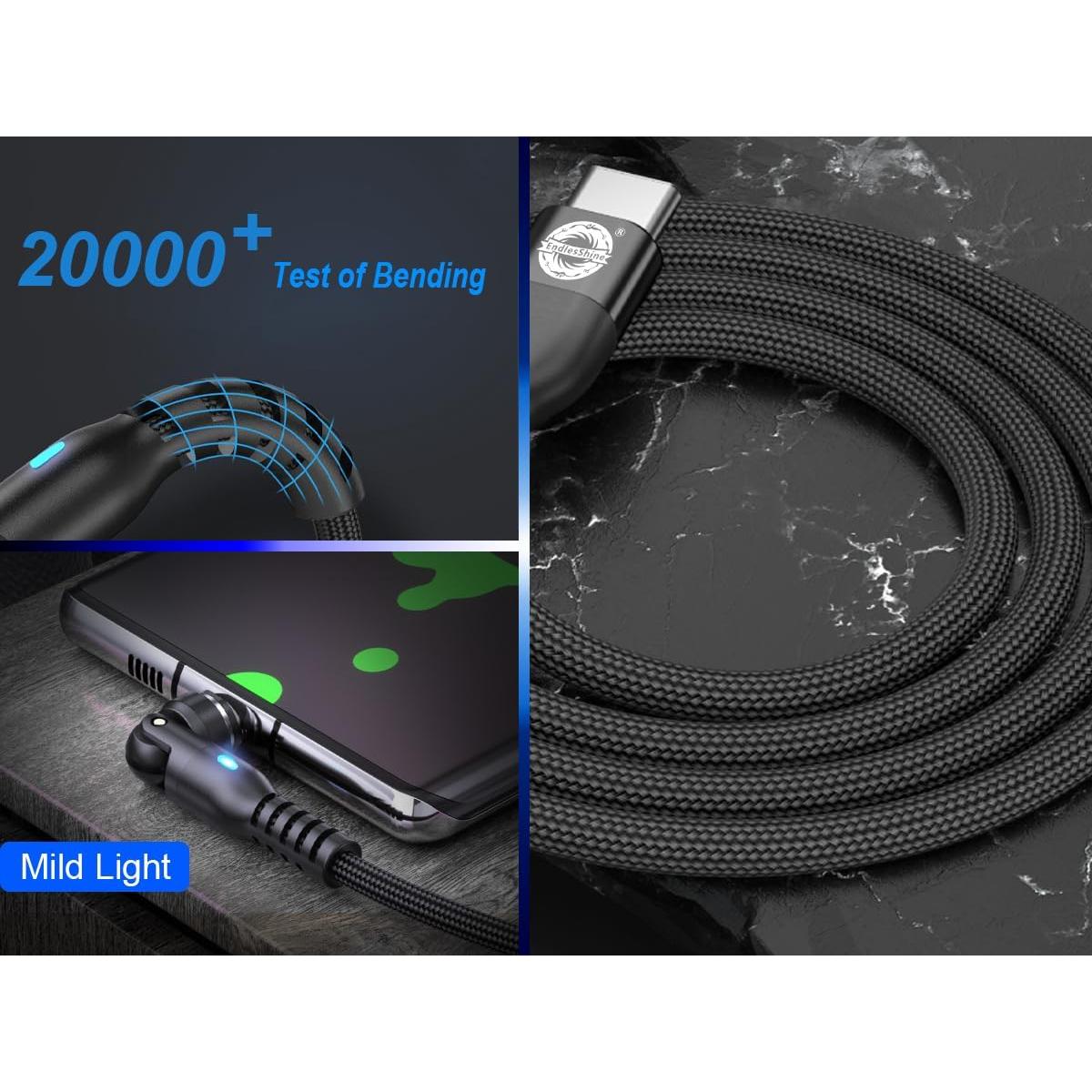 Adaptador Magnético 3 Piezas USB 2.0 Carga Rápida EndlesShine