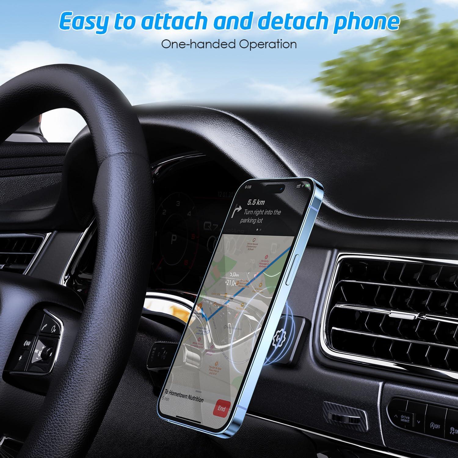 Soporte Magnético WixGear para Teléfonos y Mini Tablets - Delgado