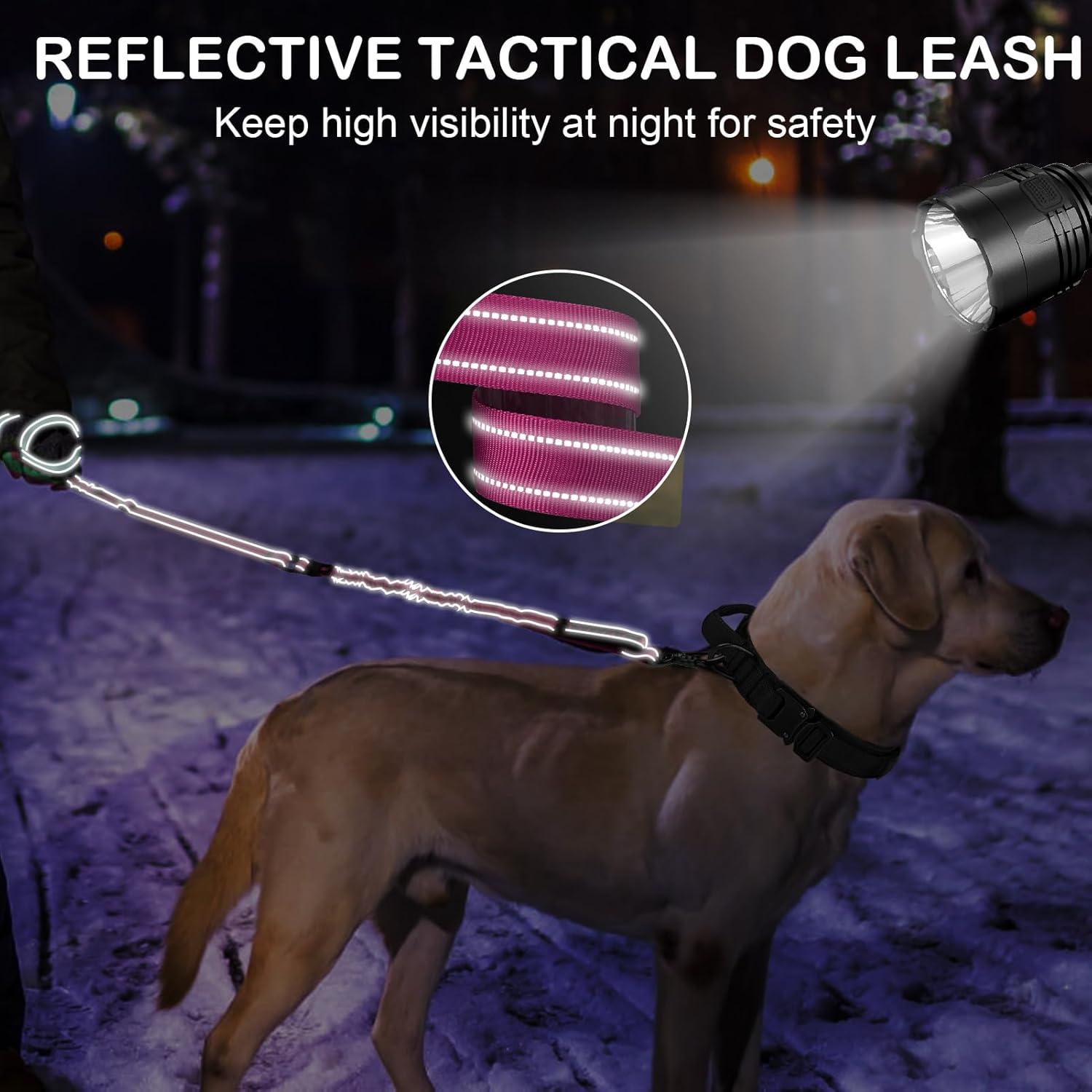 Correa para Perros Chioratree 2 Paquetes Rosa 1.22-1.83m