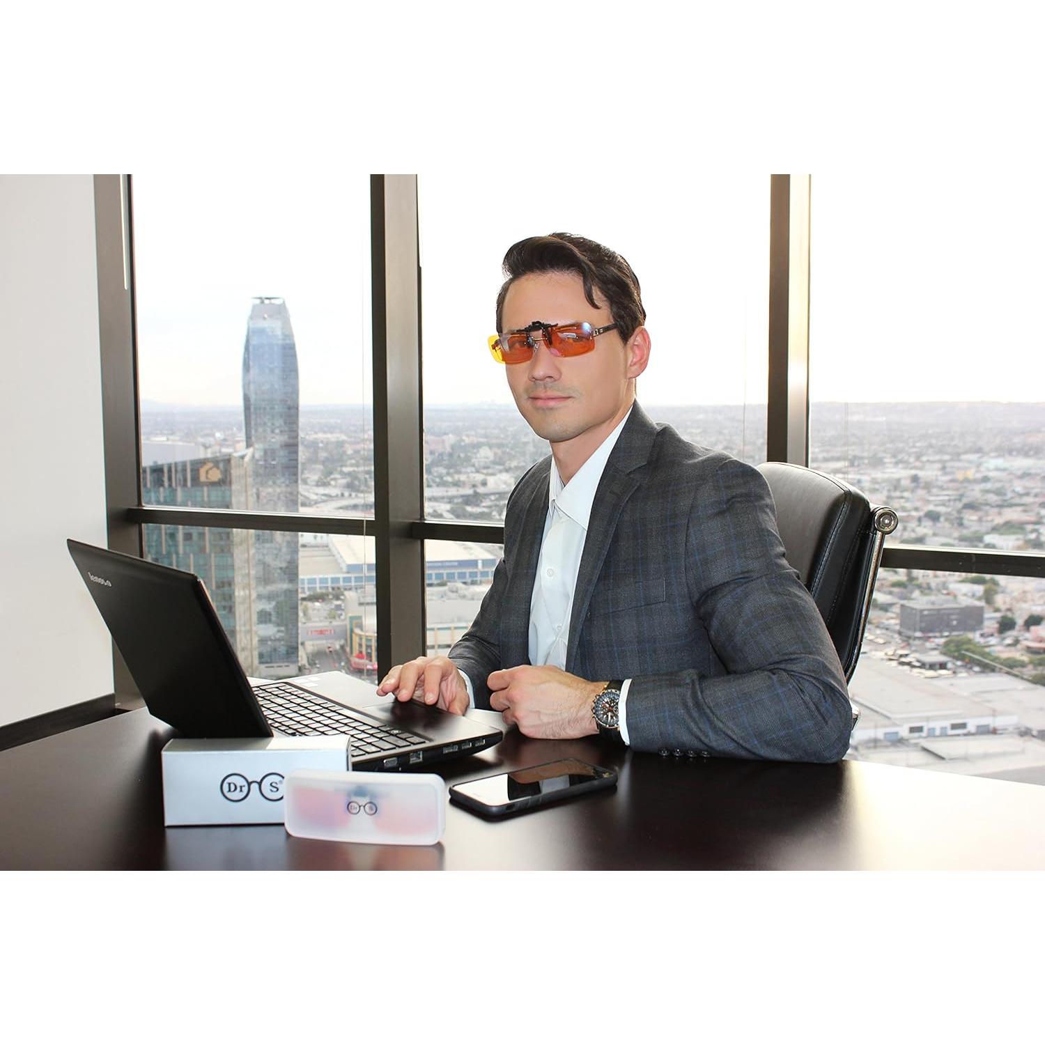 Gafas de Bloqueo de Luz Azul Dr. S - Clip, 99% Protección UV