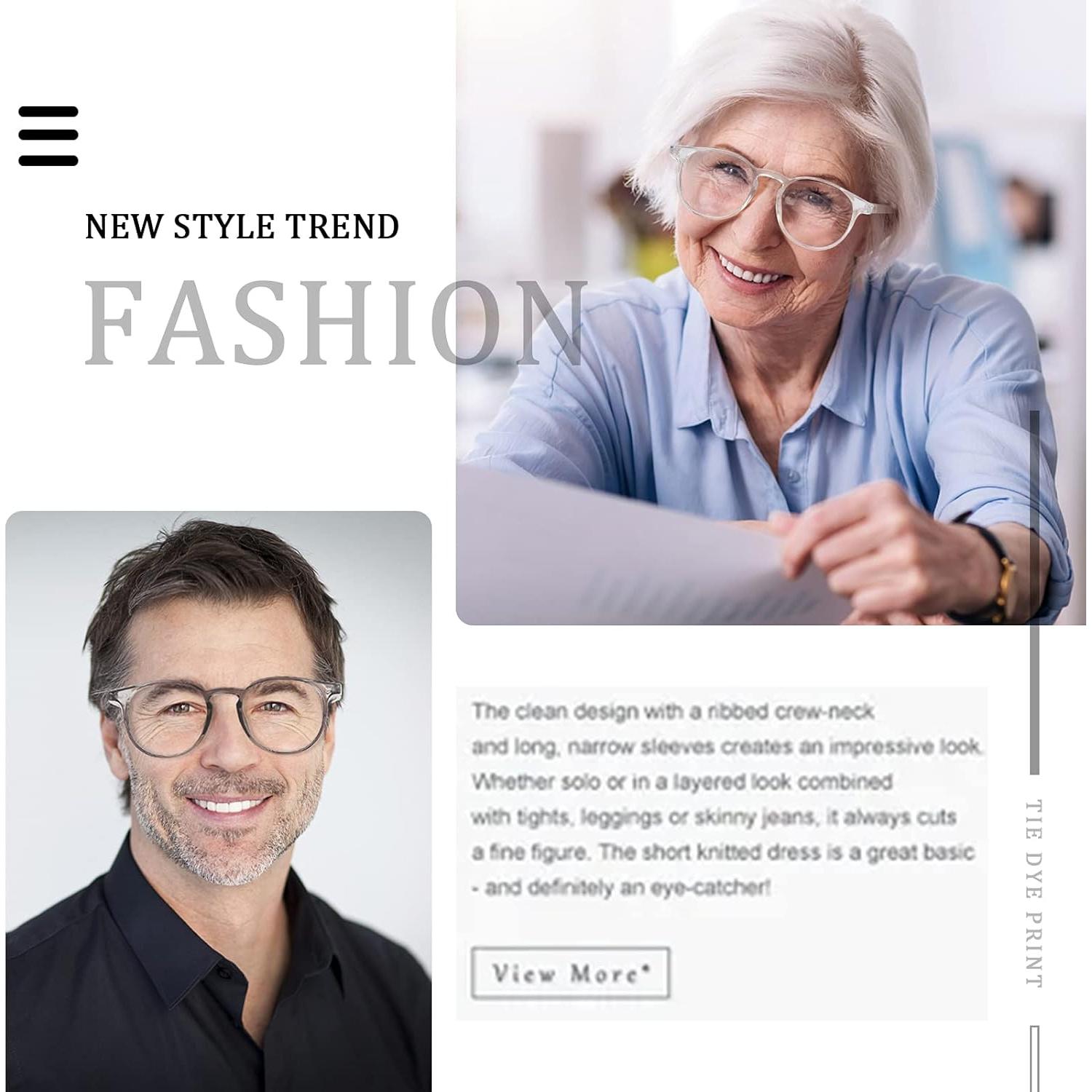 Gafas de Lectura Bifocales Outray 2.5x con Protección Luz Azul