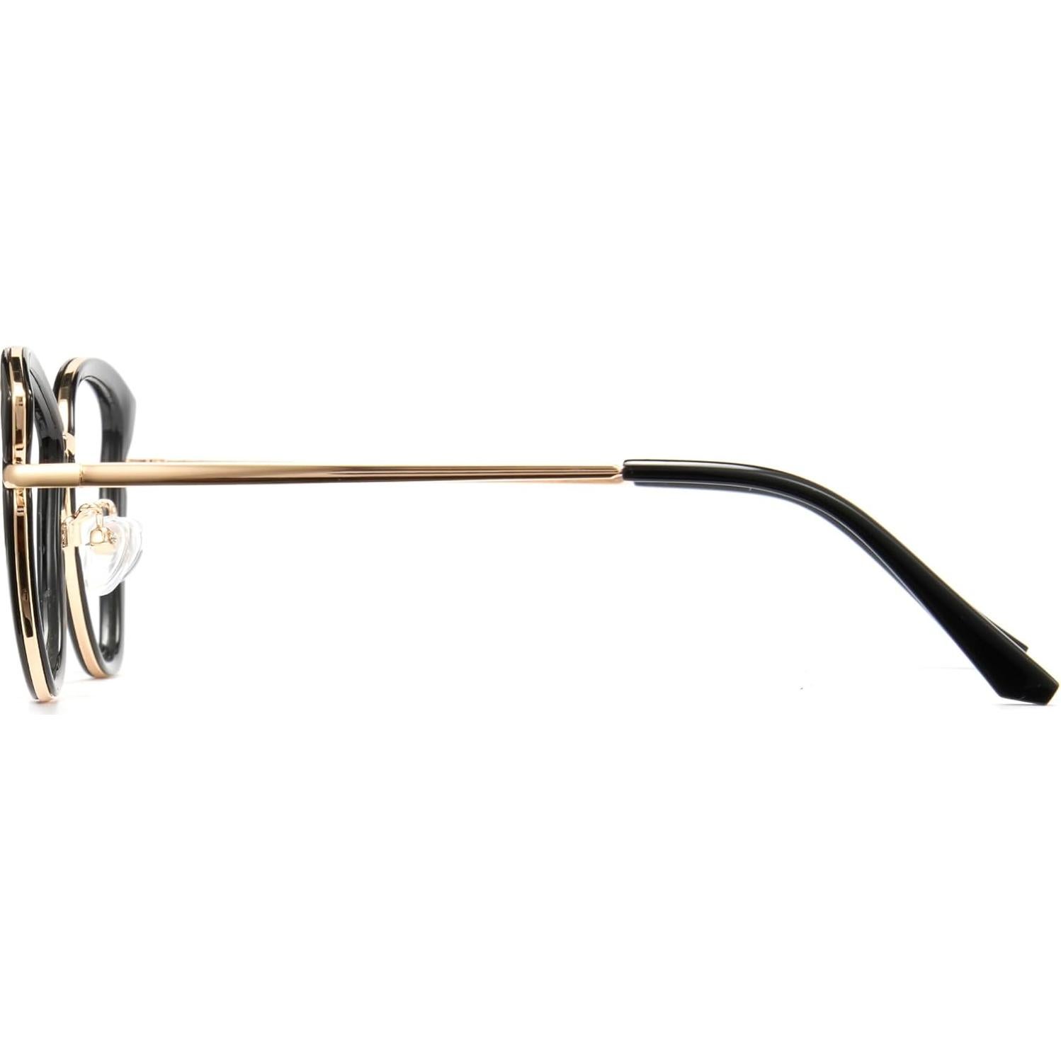 Gafas de Luz Azul Cyxus Cat Eye Metal UV Lentes Claros