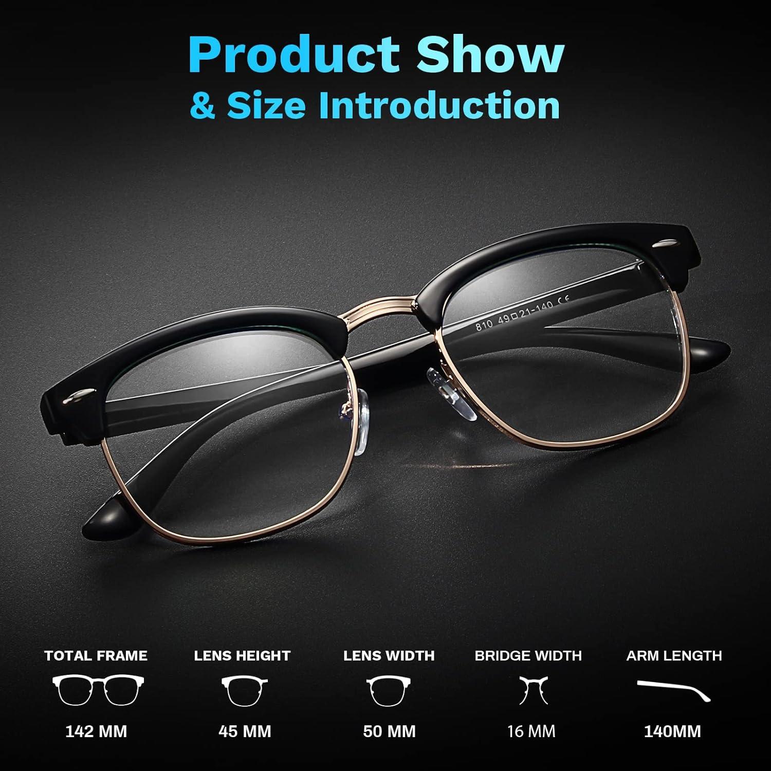 Gafas de bloqueo de luz azul Racico para computadora UV400