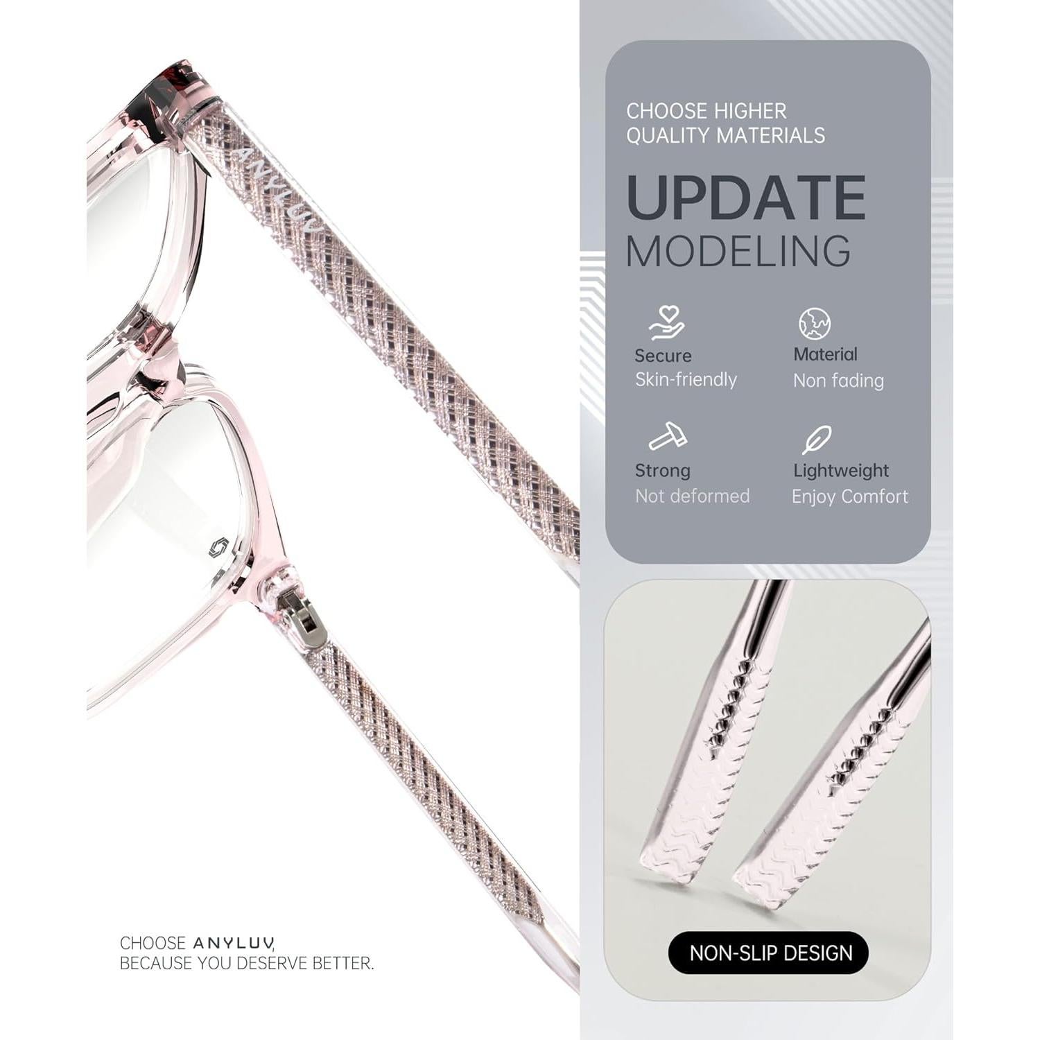 Gafas de Luz Azul ANYLUV AN161-A para Mujer y Hombre UV400