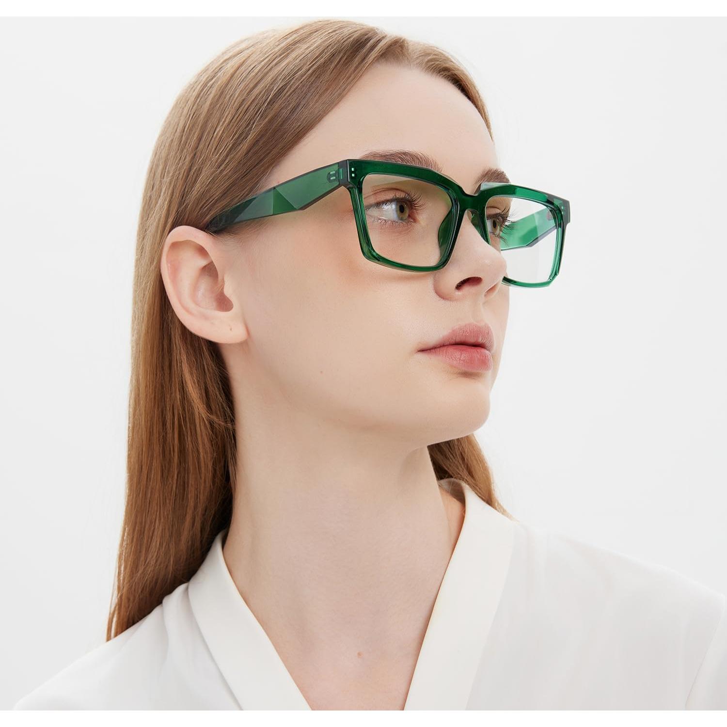 Gafas de luz azul TIANYESY unisex verdes - Protección UV