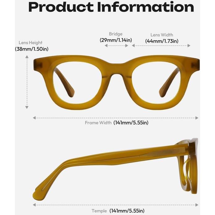 Gafas bloqueadoras de luz azul FTFACAI-01 Naranja - Antirreflejo