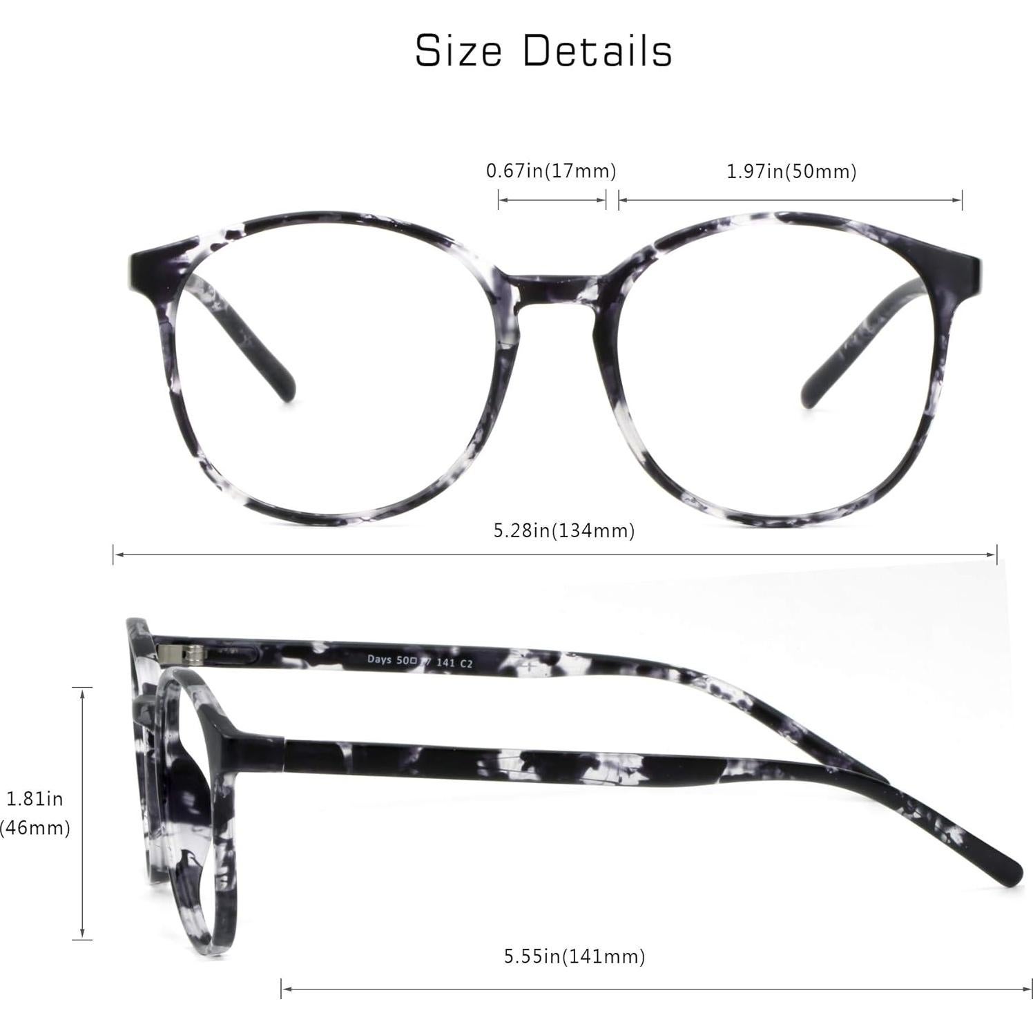 Gafas de bloqueo de luz azul VisionGlobal ovaladas anti-fatiga