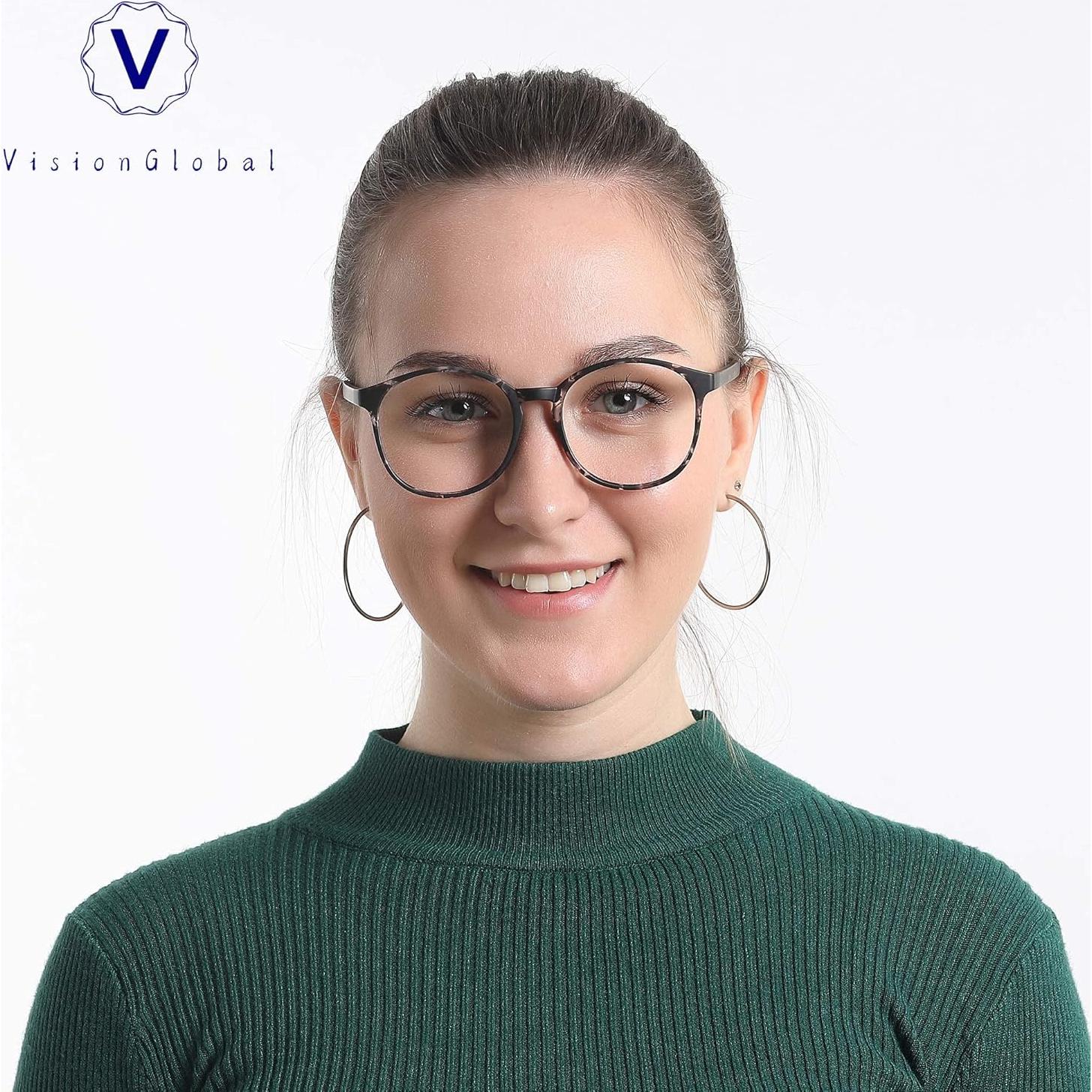 Gafas de bloqueo de luz azul VisionGlobal ovaladas anti-fatiga