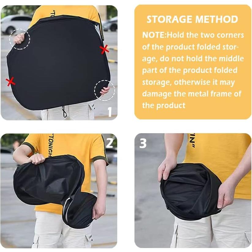 Sombra de Parabrisas Salior L 150x80cm Plegable UV Resistente