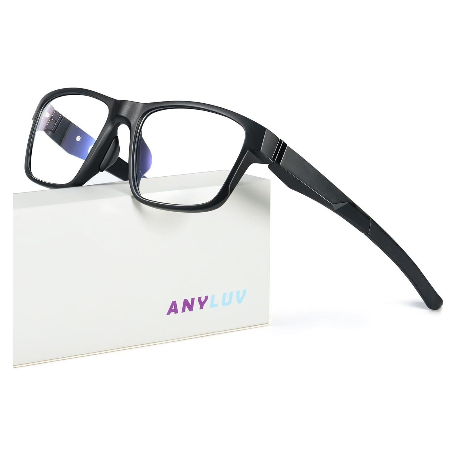 Gafas de luz azul ANYLUV A4506-C para hombres, protección UV