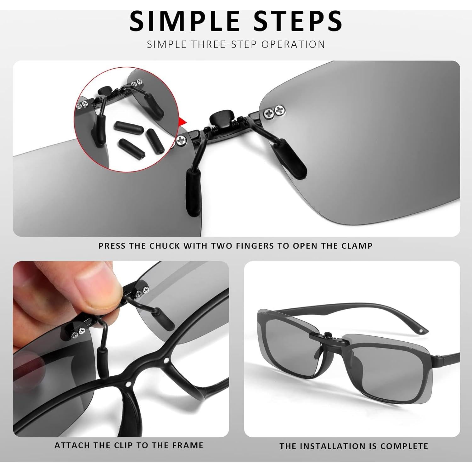 Gafas de Lectura Clip-on K KENZHOU con Filtro Luz Azul UV400