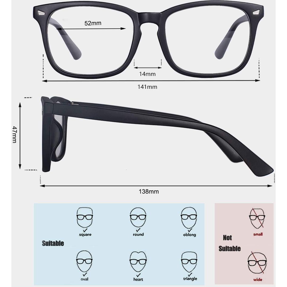 Gafas de bloqueo de luz azul WISTON 6100 UV400 para leer