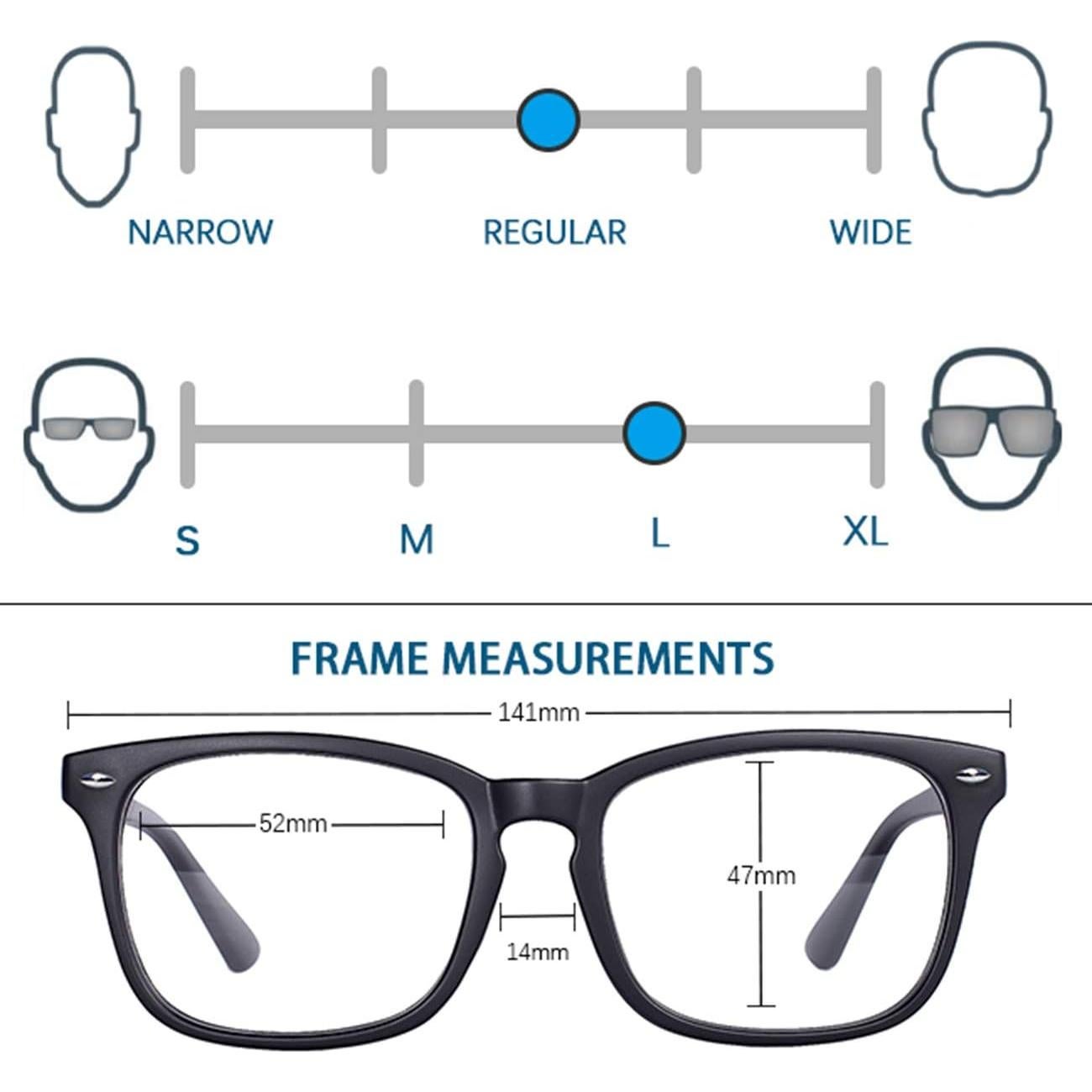 Gafas de bloqueo de luz azul WISTON 6100 UV400 para leer