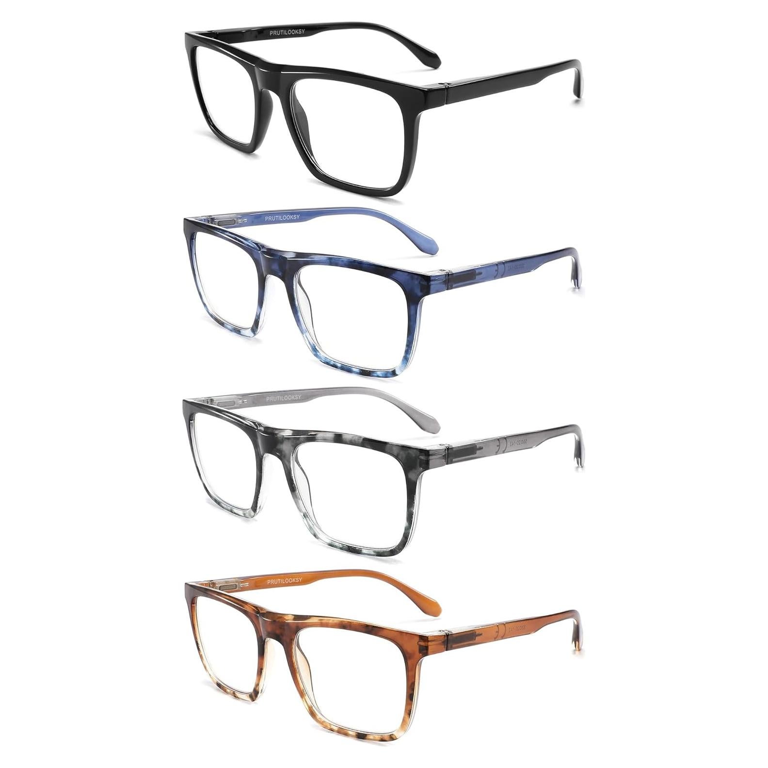 Gafas de lectura PRUTILOOKSY 4-Pack +2.75 luz azul hombres