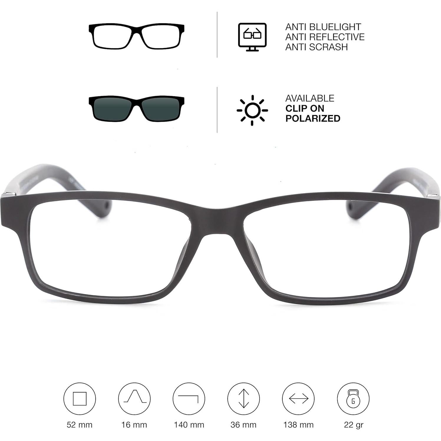 Gafas de Filtro de Luz Azul DIDINSKY Unisex 6 Colores y Graduaciones