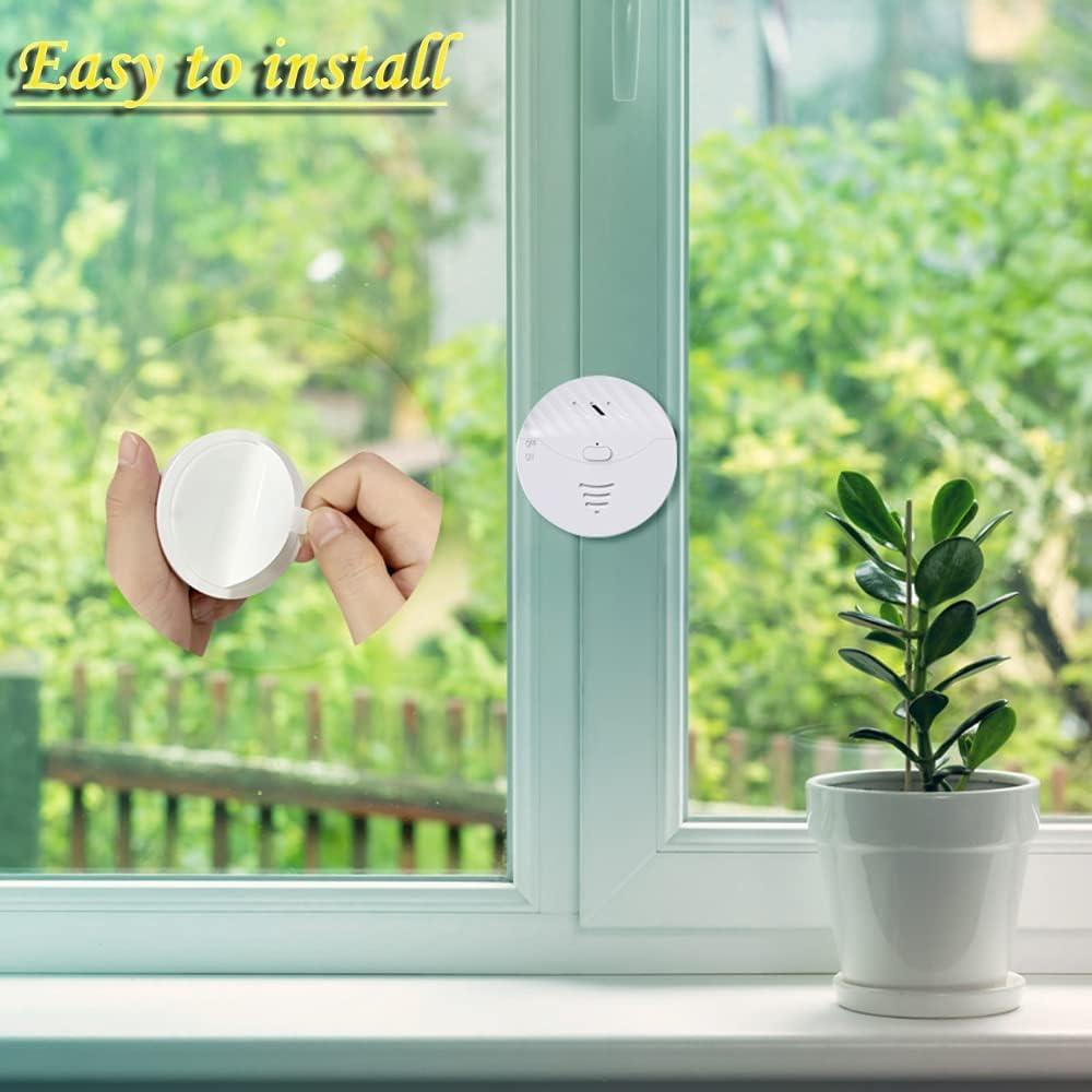 Sistema de Alarma de Ventana WiFi Evernary C100-2, 130dB