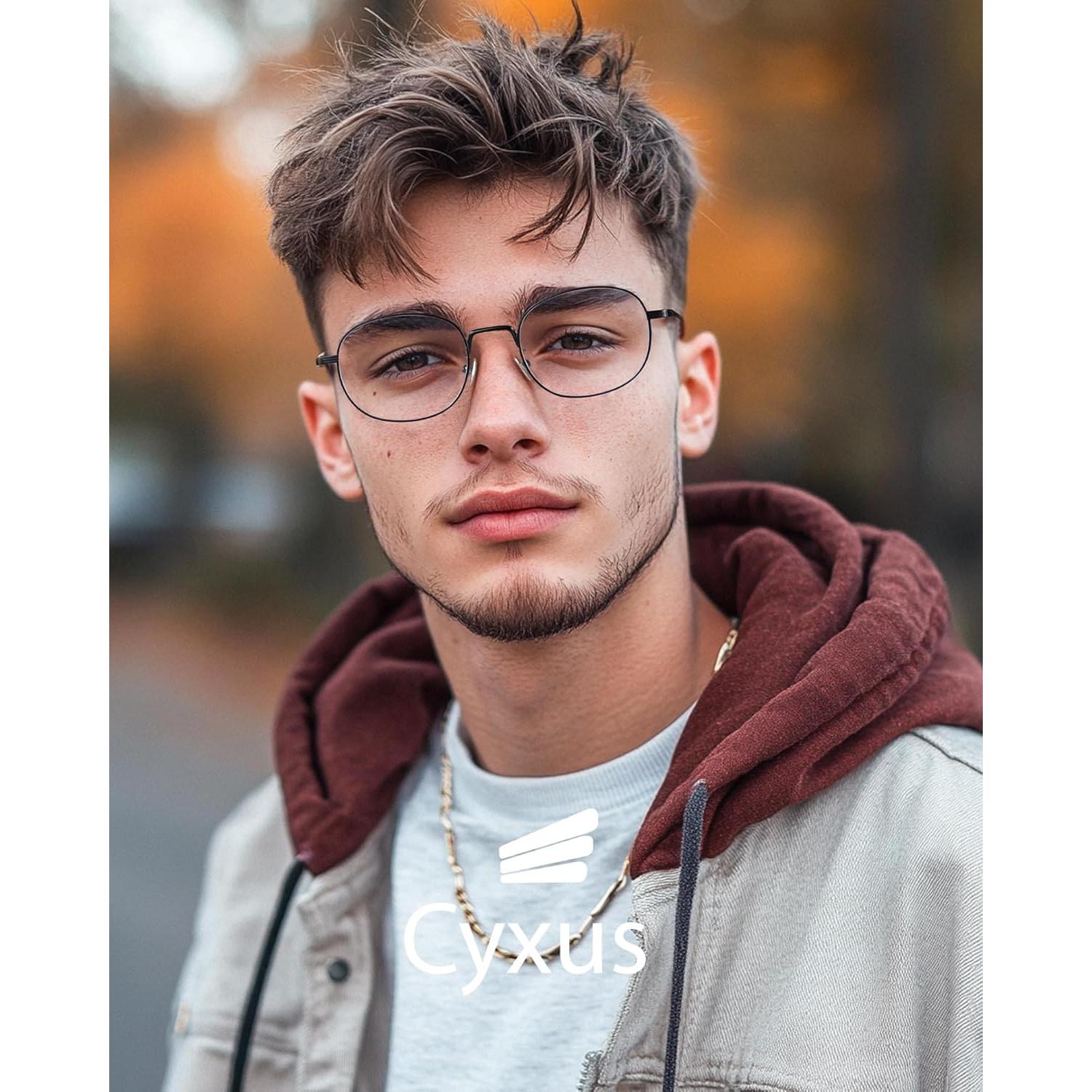 Gafas de luz azul Cyxus 8562 metálicas unisex protección UV