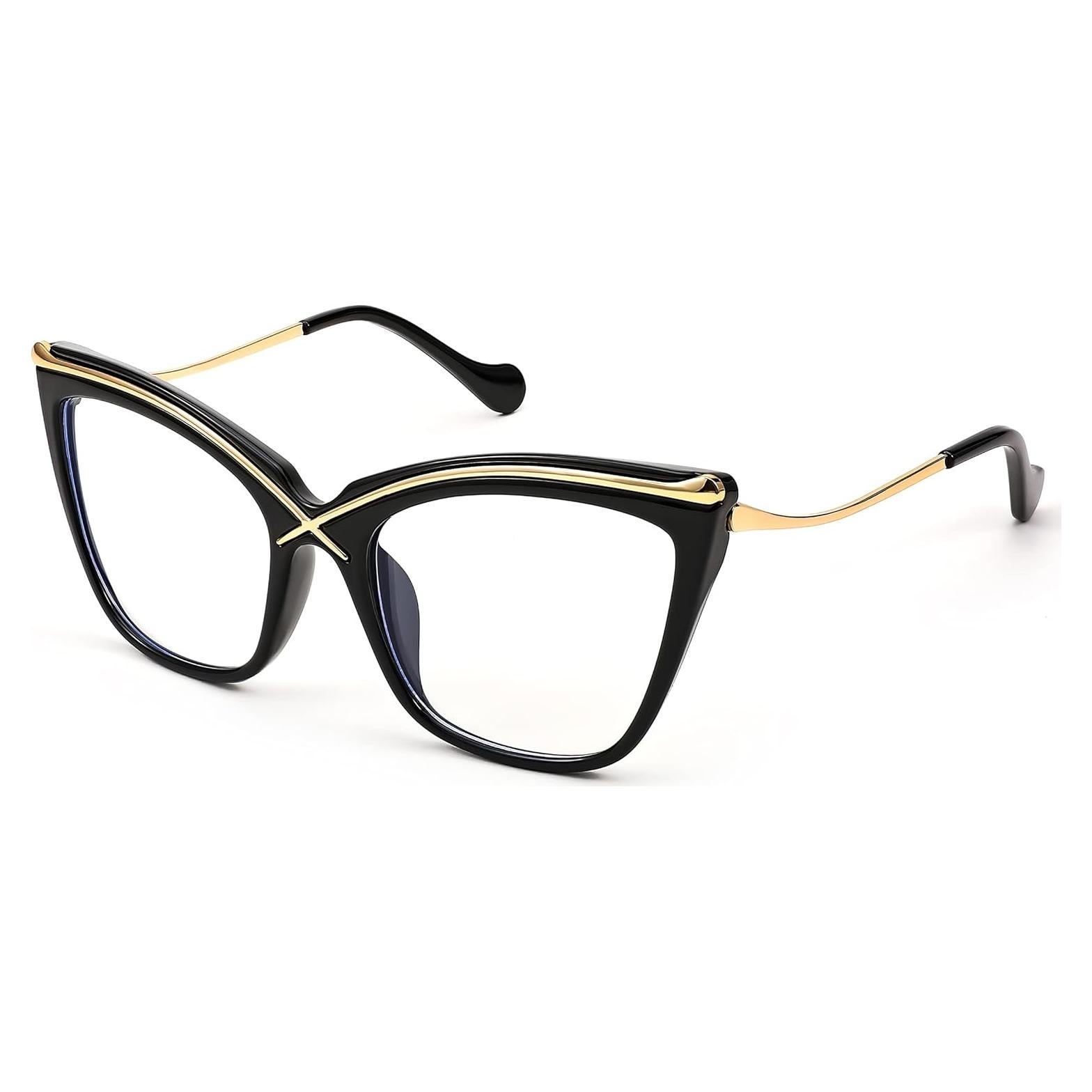 Gafas Cuadradas Sobredimensionadas FEISEDY Anti Luz Azul