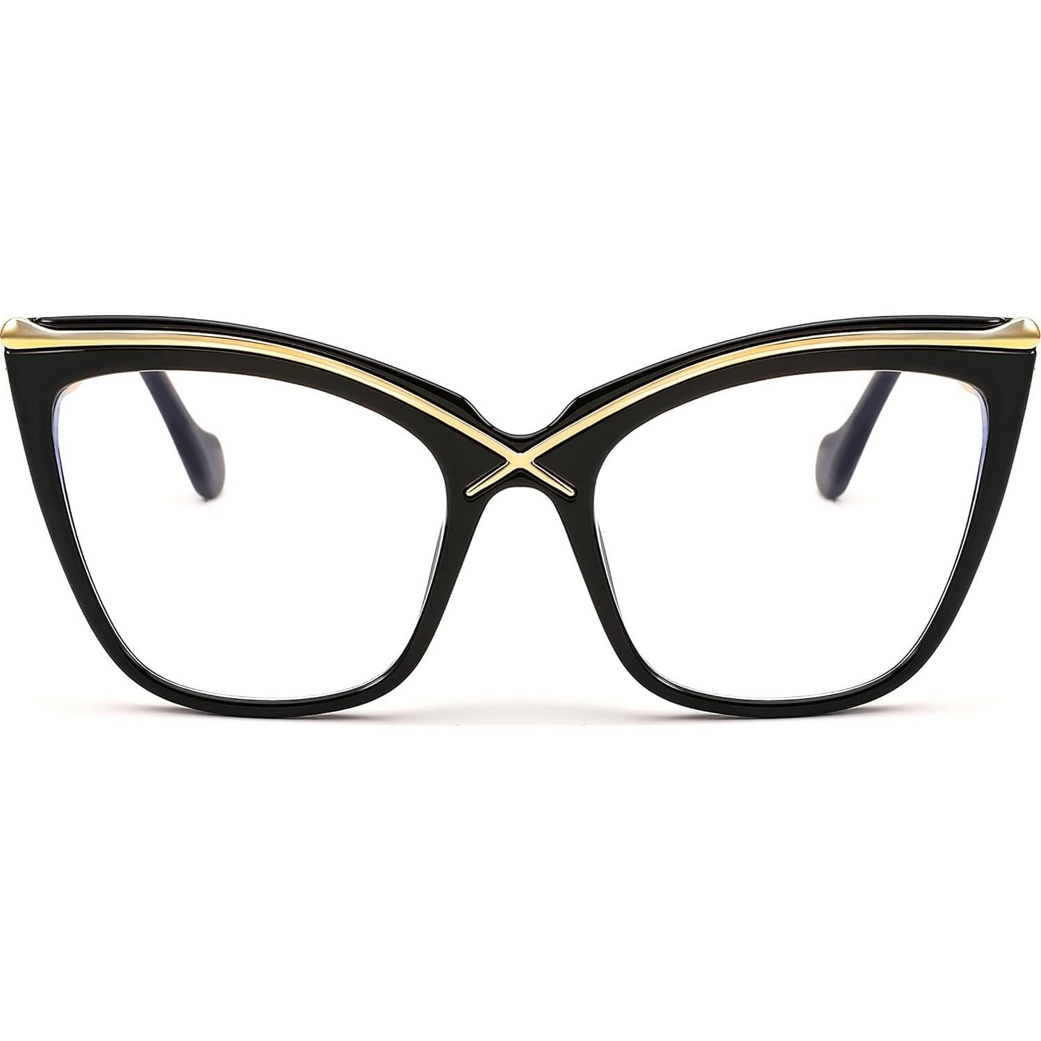 Gafas Cuadradas Sobredimensionadas FEISEDY Anti Luz Azul