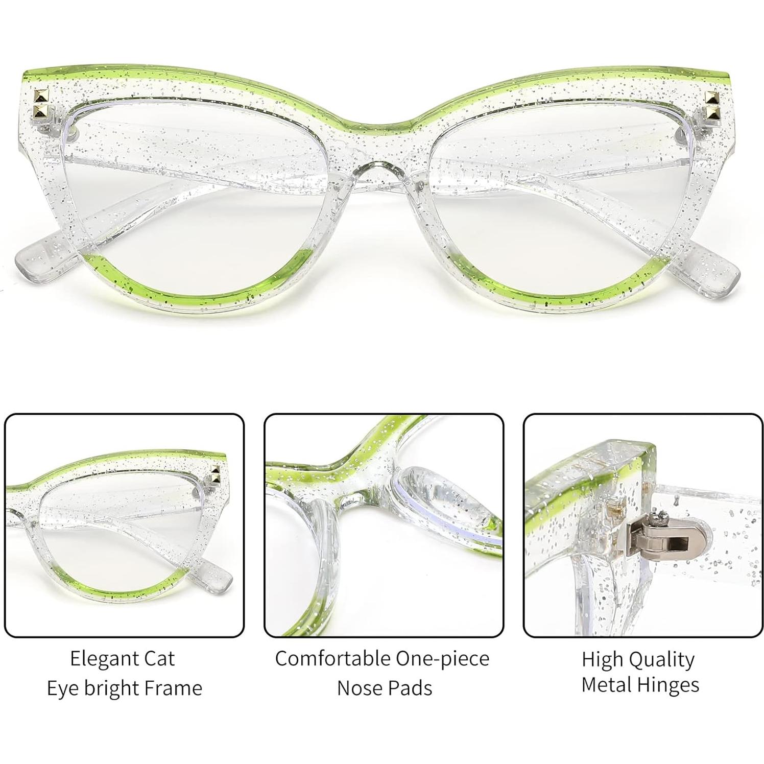 Gafas de Computadora FEISEDY Ojo de Gato Anti Luz Azul B2323