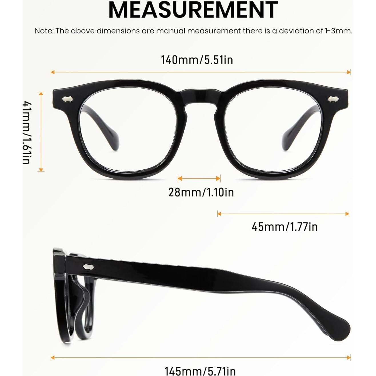 Gafas de luz azul Cyxus 8155 con protección UV para computadora