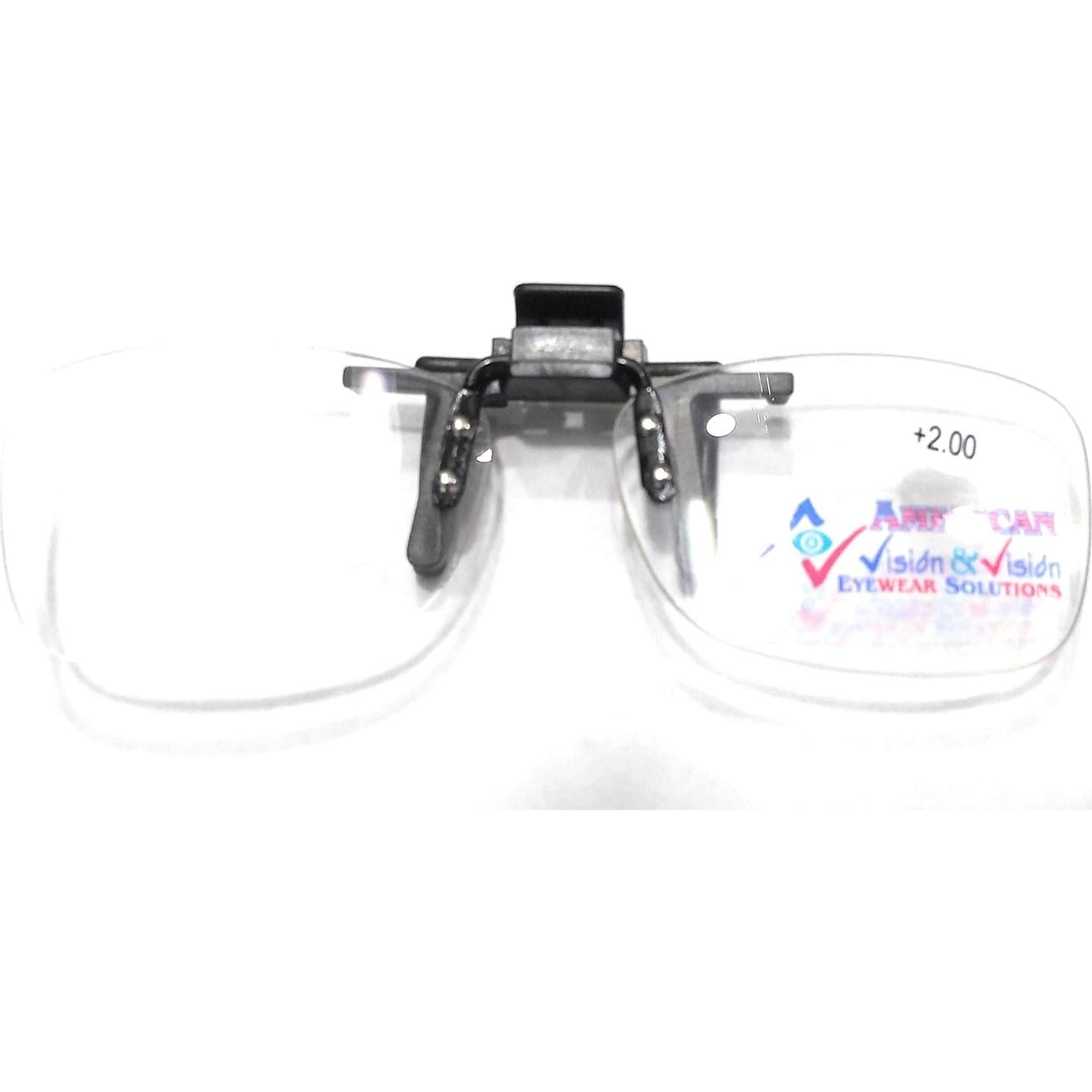 Gafas de lectura Clip-On +2.00 American Vision con filtro azul