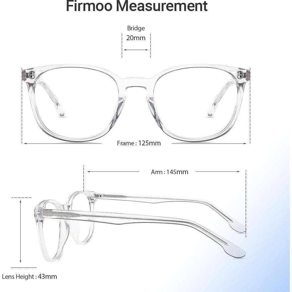 Gafas de bloqueo de luz azul Firmoo unisex con lente antirreflejo