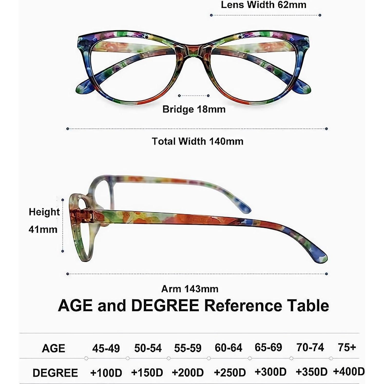 Paquete de 3 Gafas de Lectura Anti Luz Azul CVVTSPE