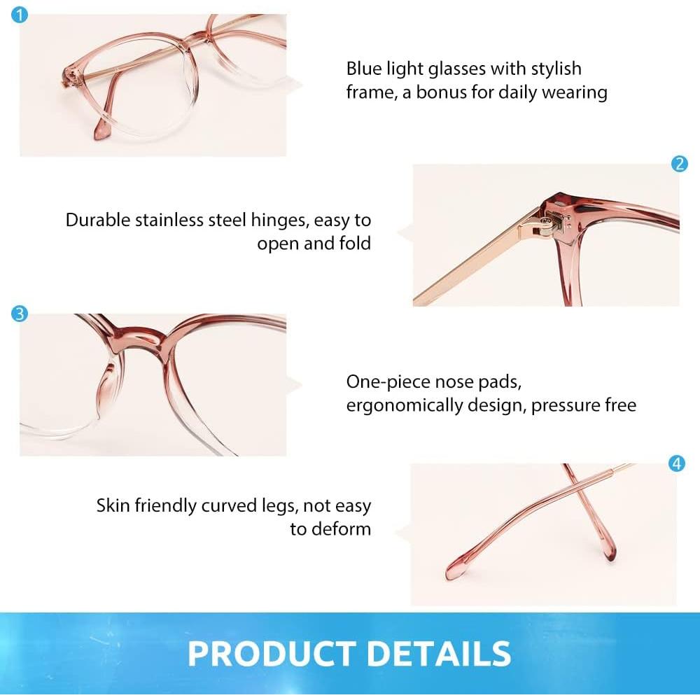 Gafas de luz azul Firmoo unisex 0172 anti reflejos 40% bloqueo