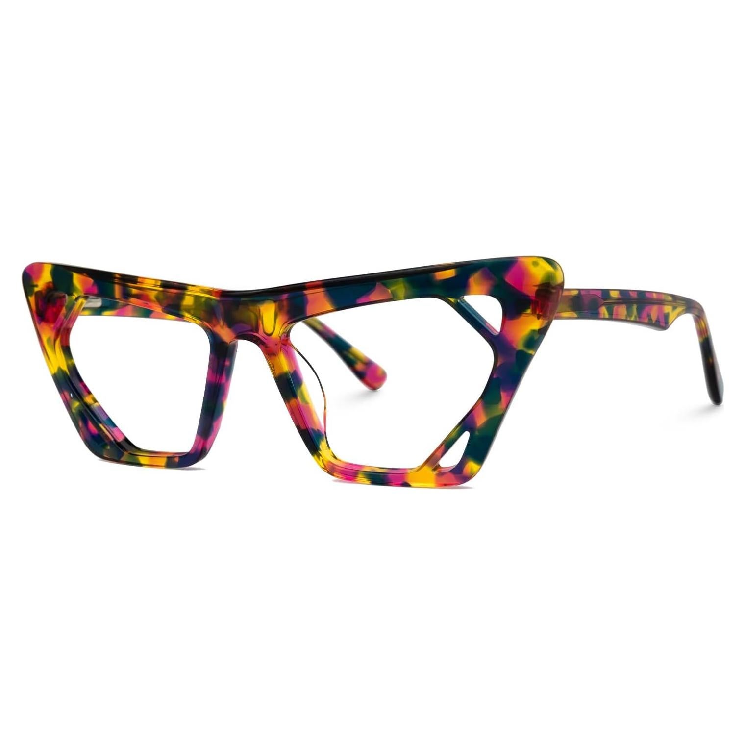 Gafas Cateye VOOGLAM Azules Anti Fatiga Ocular para Mujeres