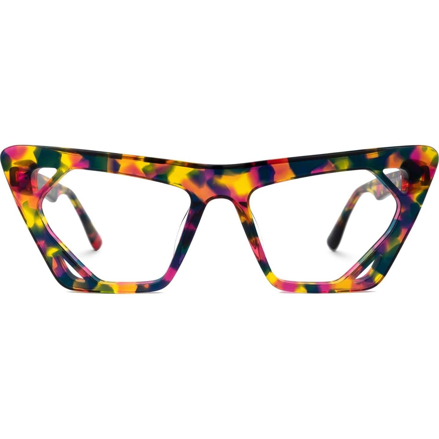 Gafas Cateye VOOGLAM Azules Anti Fatiga Ocular para Mujeres