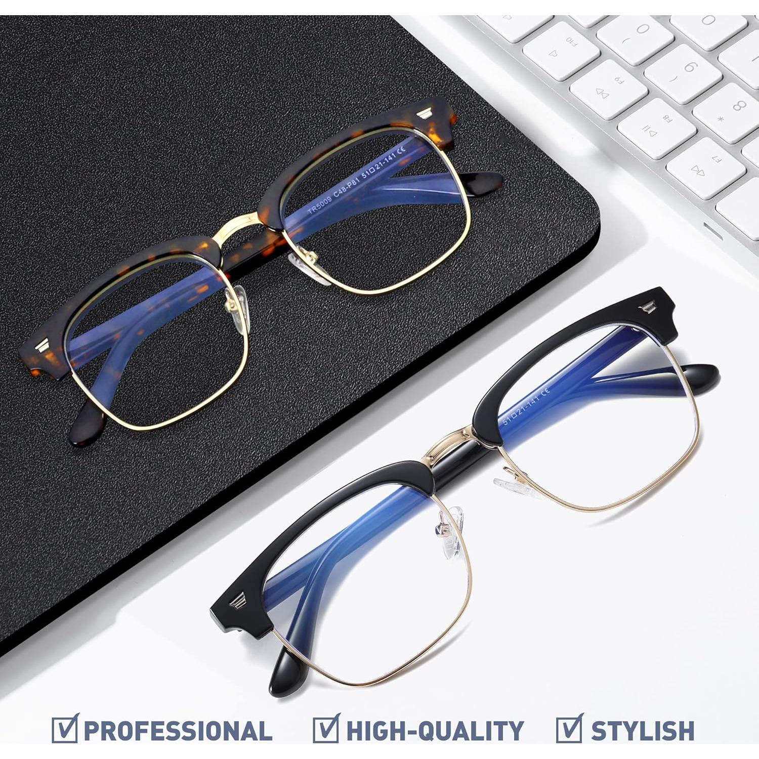 Gafas de Bloqueo de Luz Azul MEETSUN UV400 2 Paquete