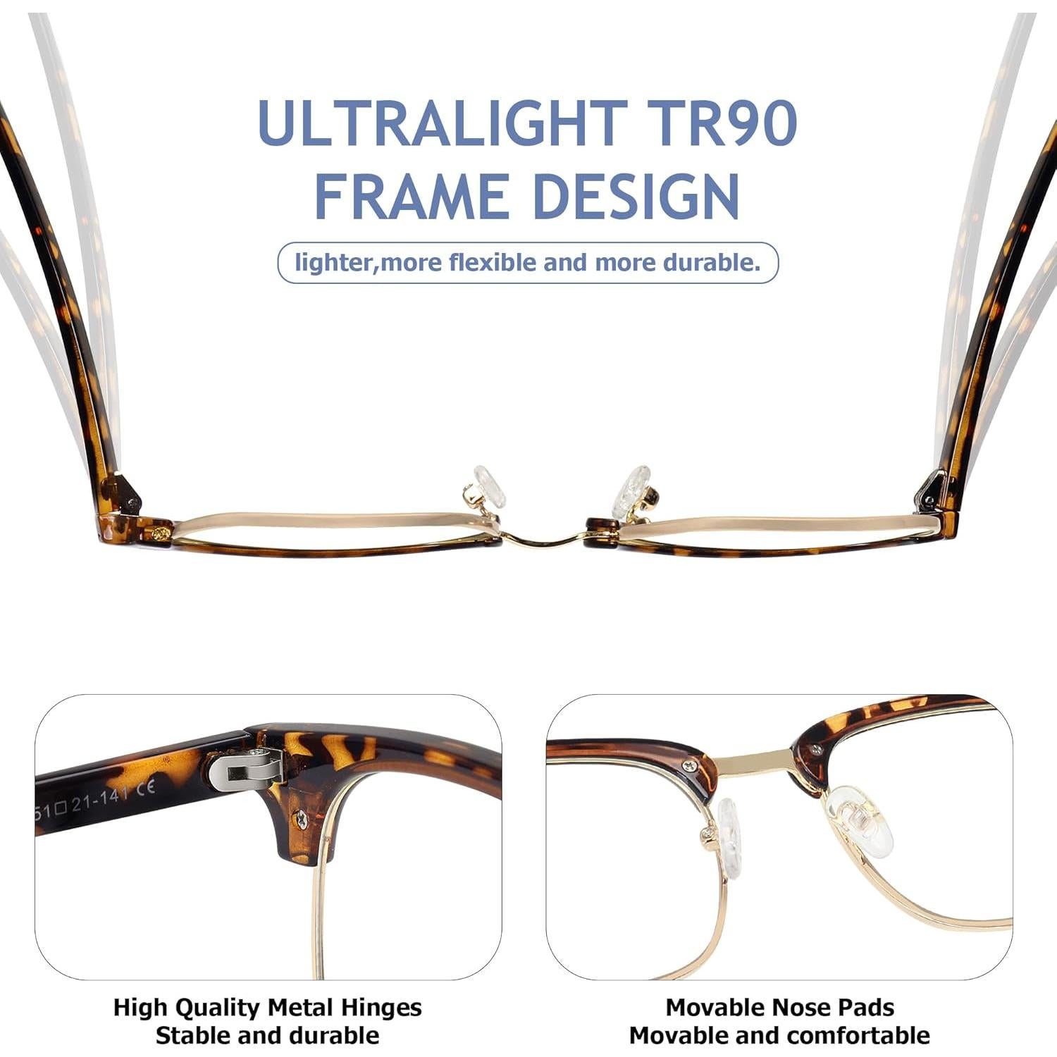 Gafas de Bloqueo de Luz Azul MEETSUN UV400 2 Paquete