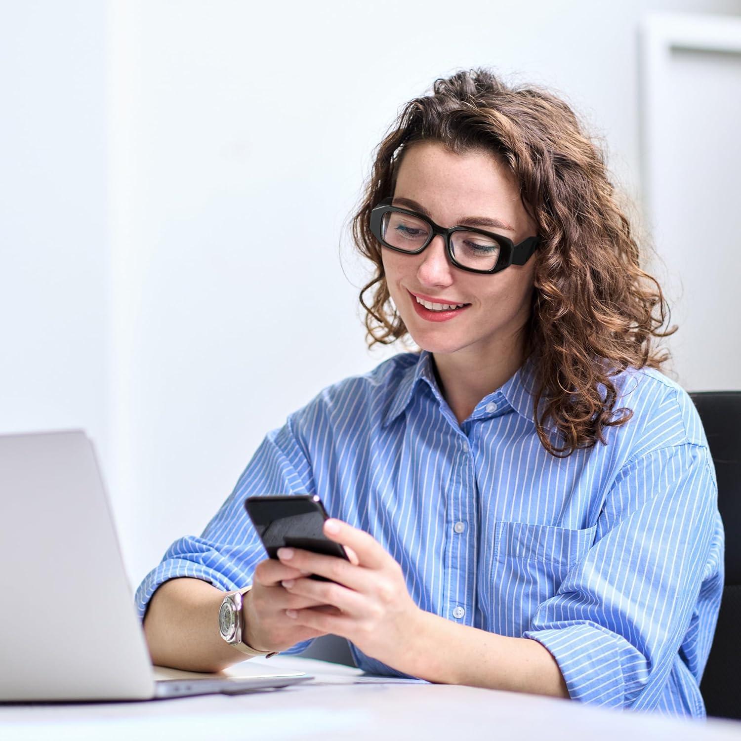 Gafas de Lectura Cuadradas JM - 3 Paquete Color Mezclado - Anti Fatiga Visual