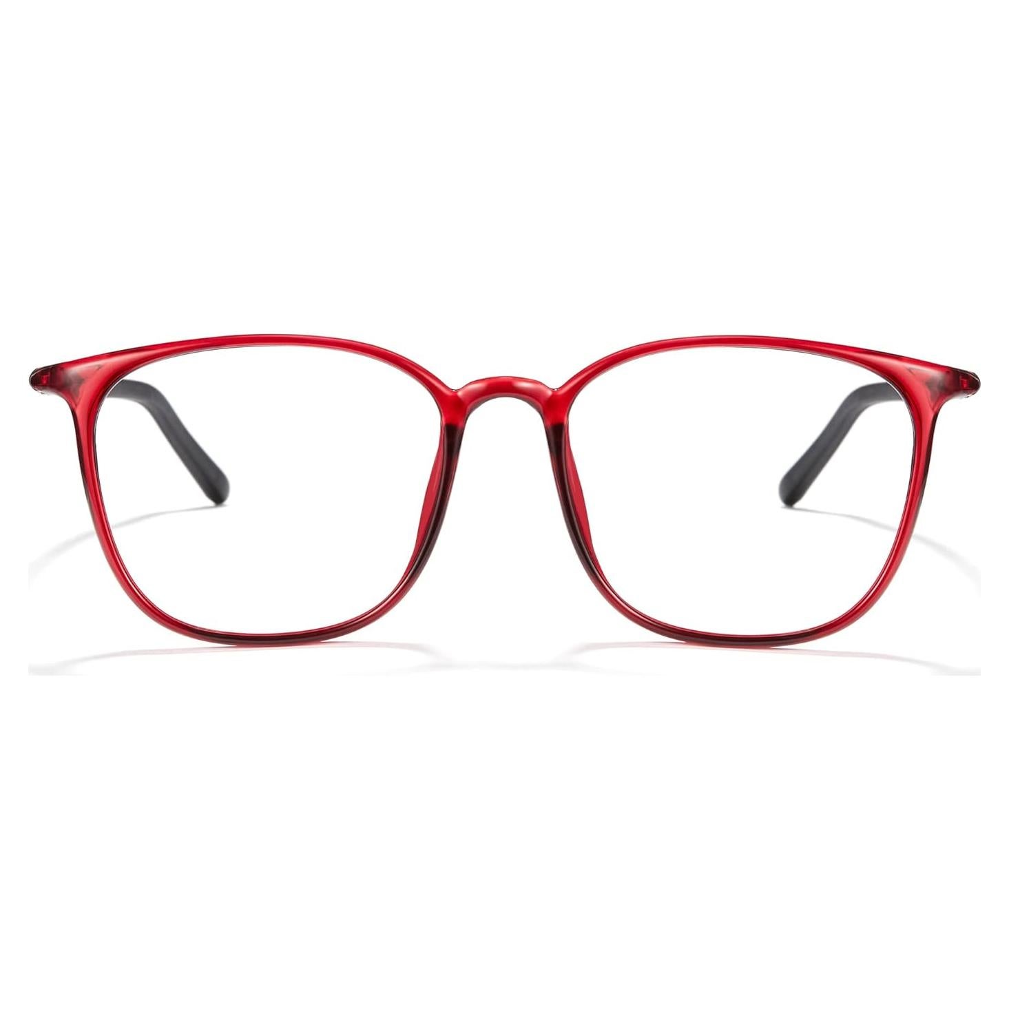 Montura de Gafas Cuadradas Cyxus TR90 con Lentes Transparentes