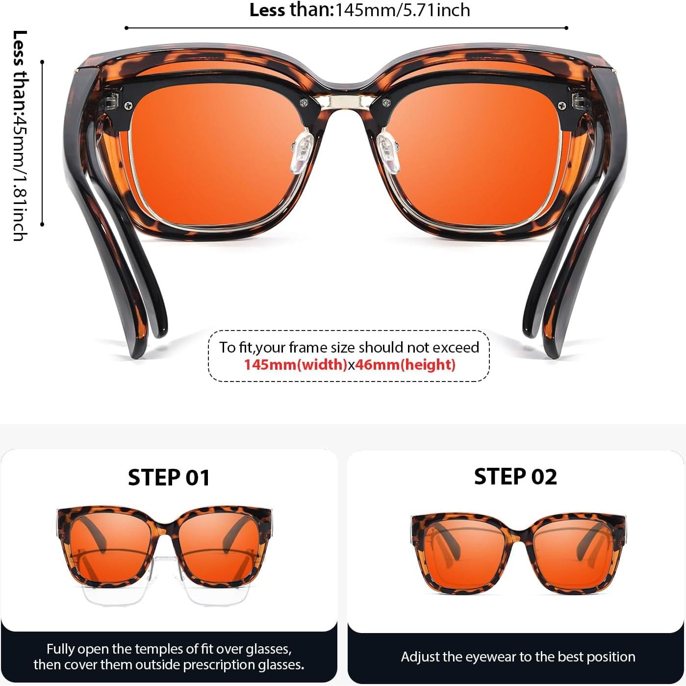 Gafas Anti Luz Azul VIEWBETTER VB7511 Ámbar Grande Unisex