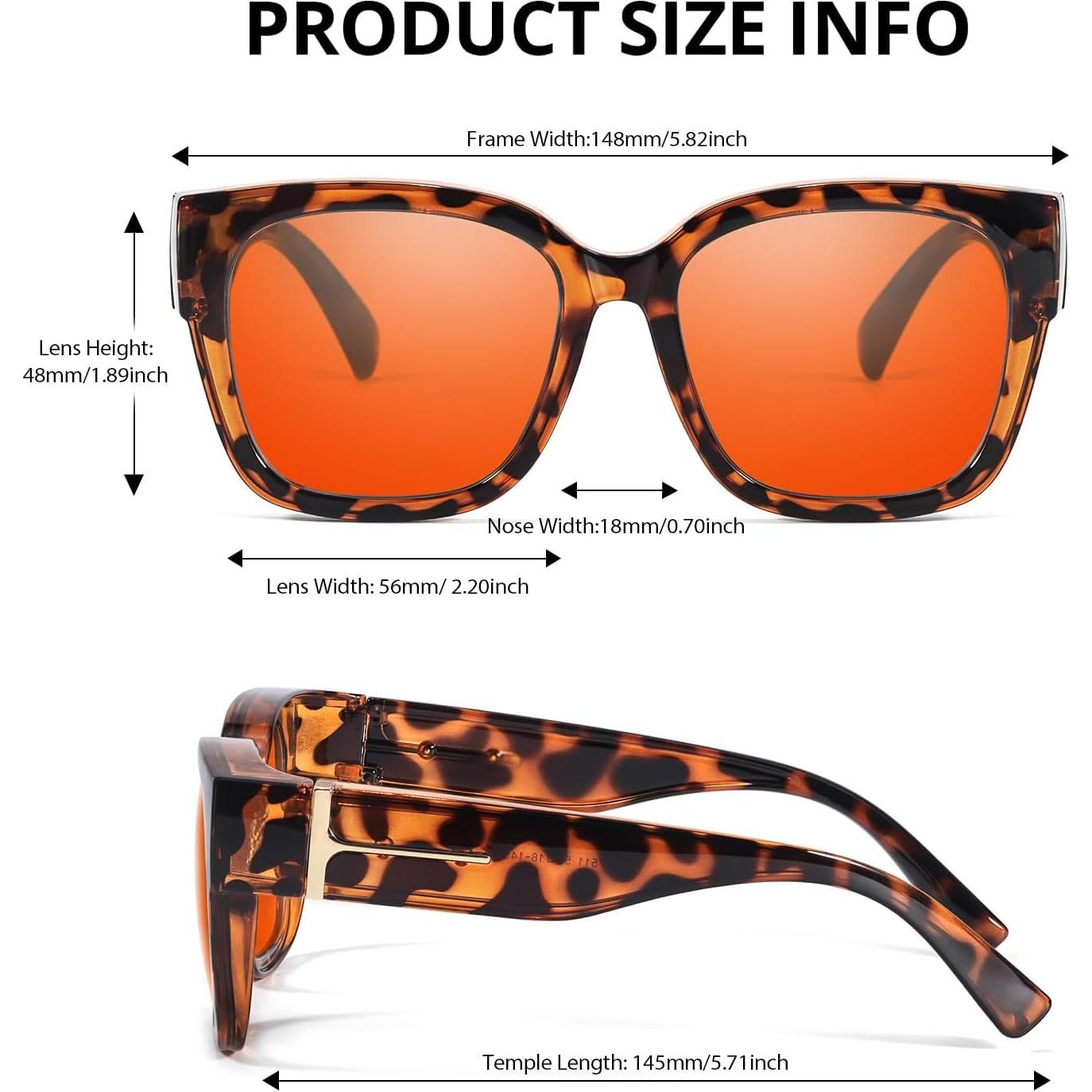 Gafas Anti Luz Azul VIEWBETTER VB7511 Ámbar Grande Unisex