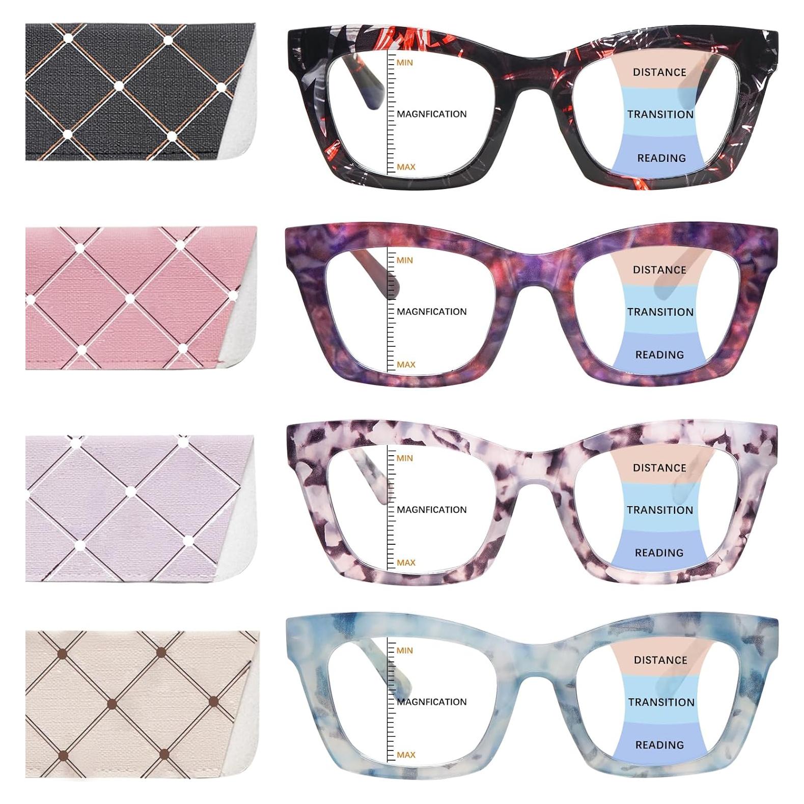 Gafas de Lectura Multifocales Progresivas VIDEBLA 4 Paquete