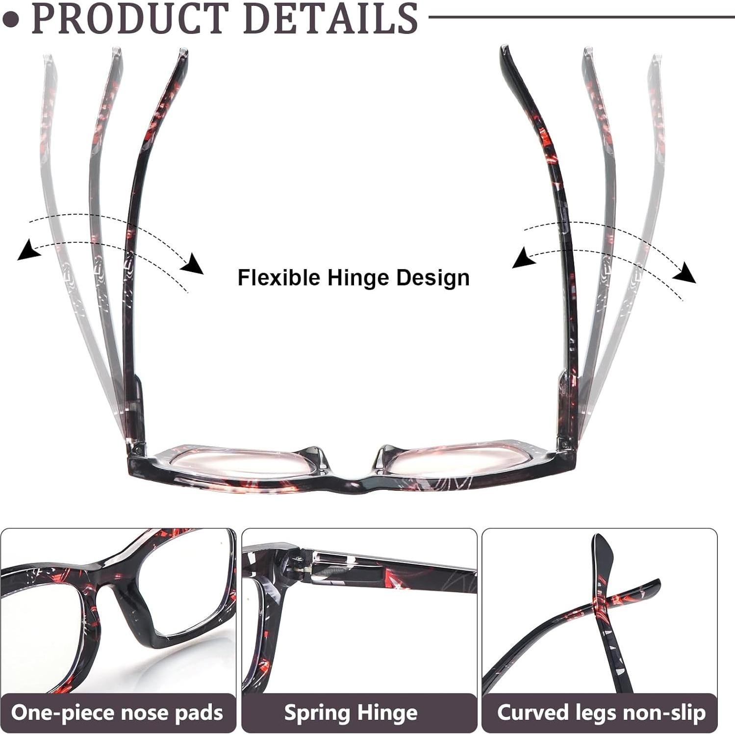 Gafas de Lectura Multifocales Progresivas VIDEBLA 4 Paquete