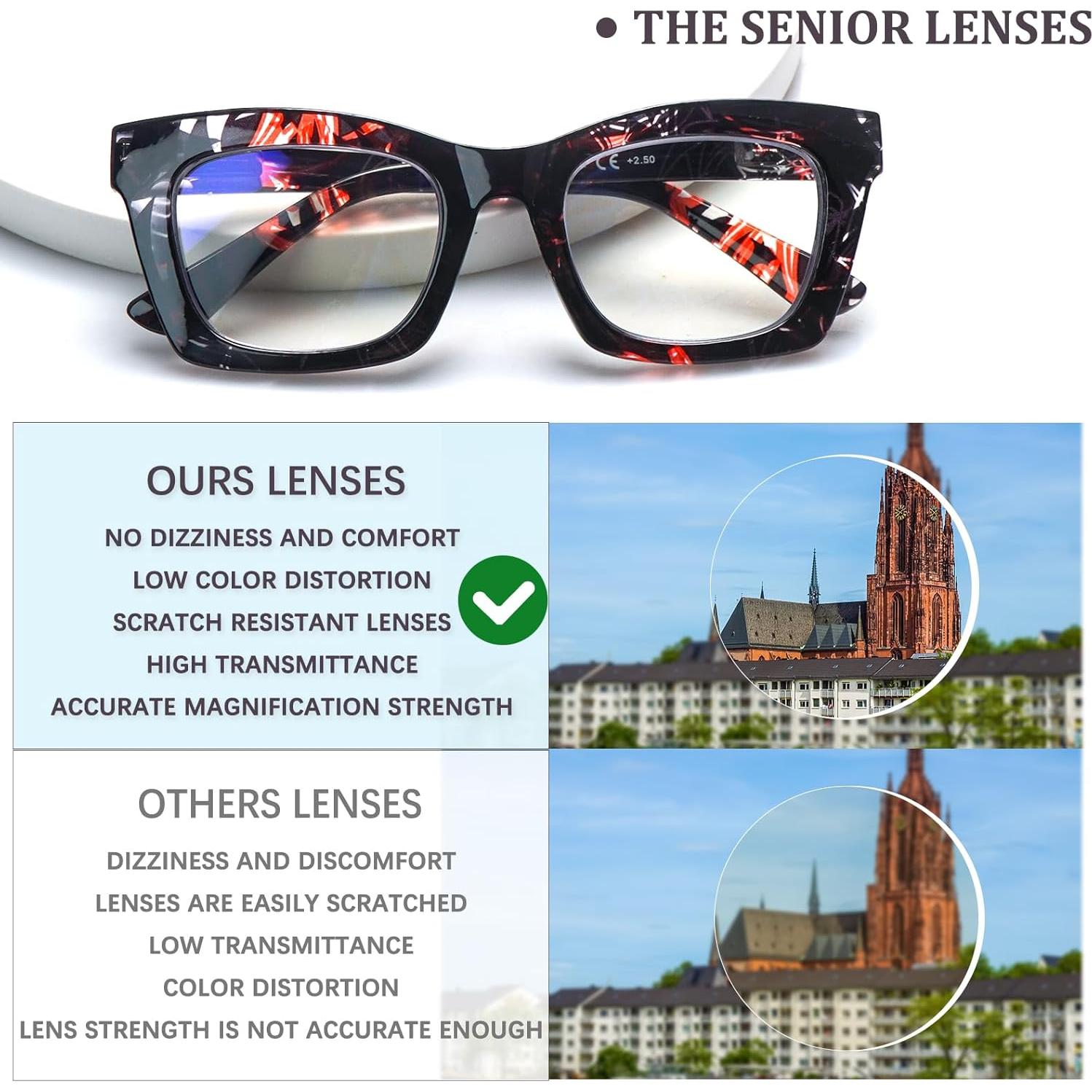 Gafas de Lectura Multifocales Progresivas VIDEBLA 4 Paquete