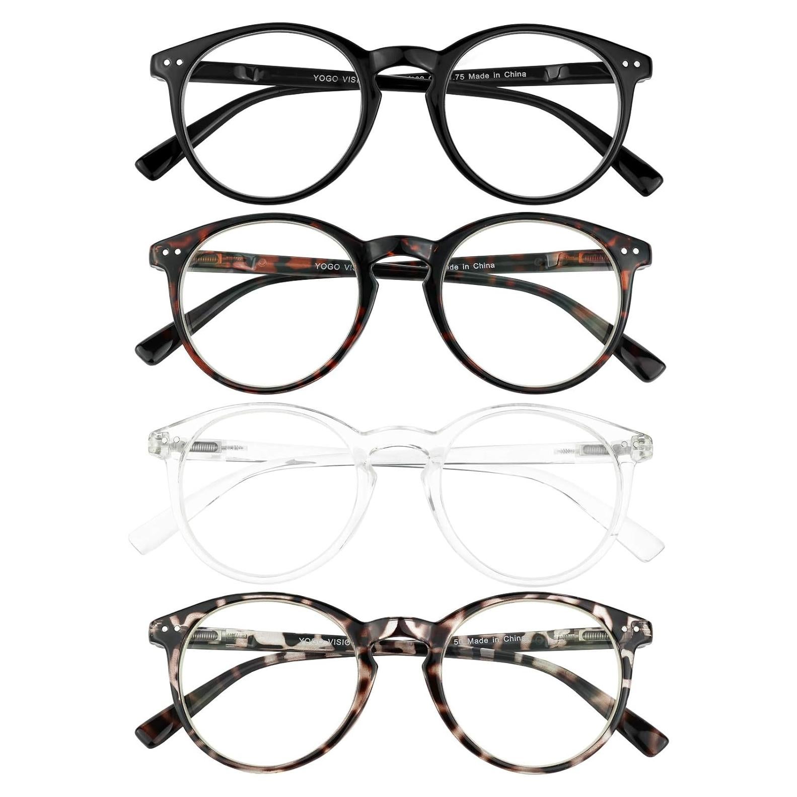 Gafas de Lectura Yogo Vision Anti Luz Azul 4 PARES 2.5x