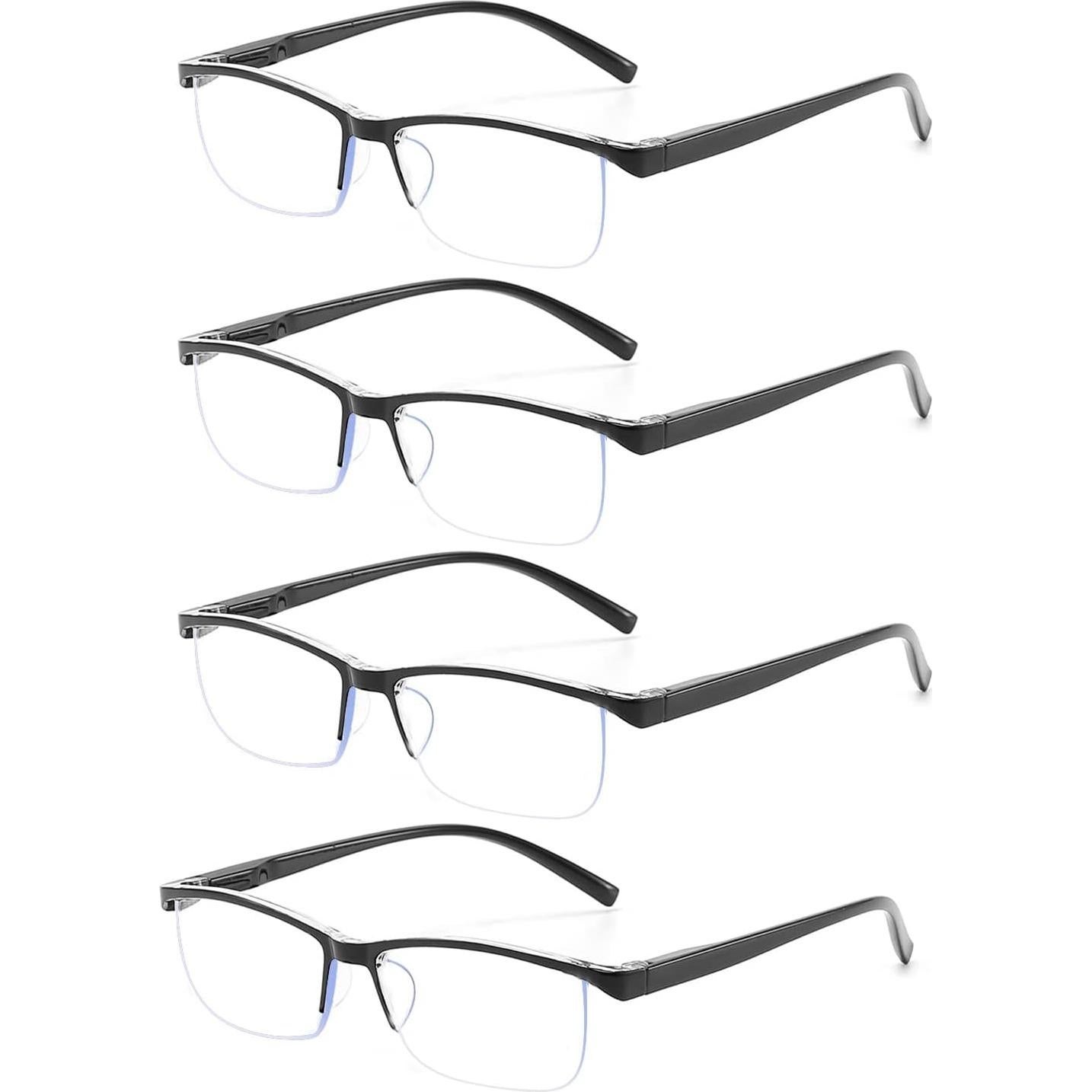 Gafas de Lectura Outray 4 Paquete con Bloqueo Luz Azul UV400