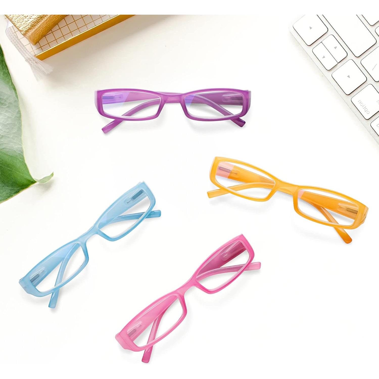 Paquete de 4 Gafas de Lectura Madison Avenue +1.0 Luz Azul Mujeres