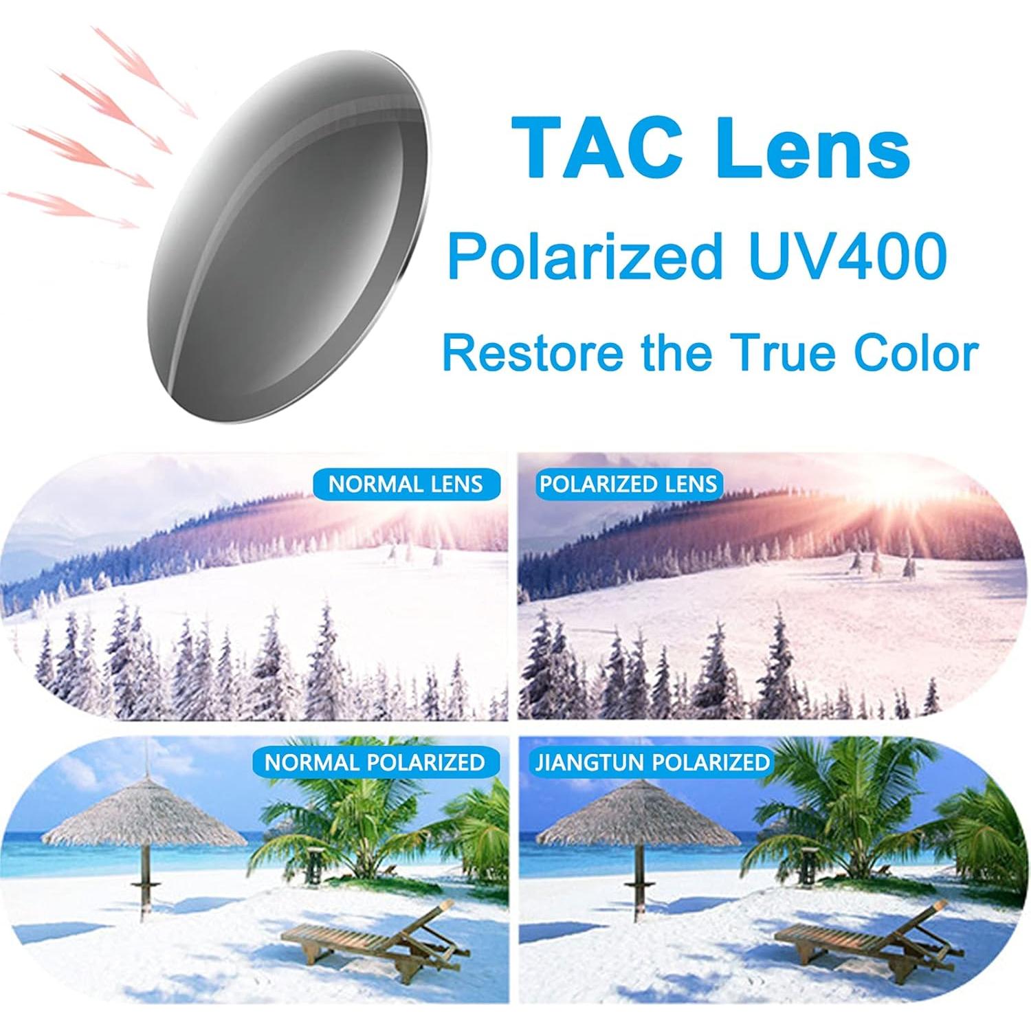 Gafas de sol JIANGTUN Fit Over grandes polarizadas UV400