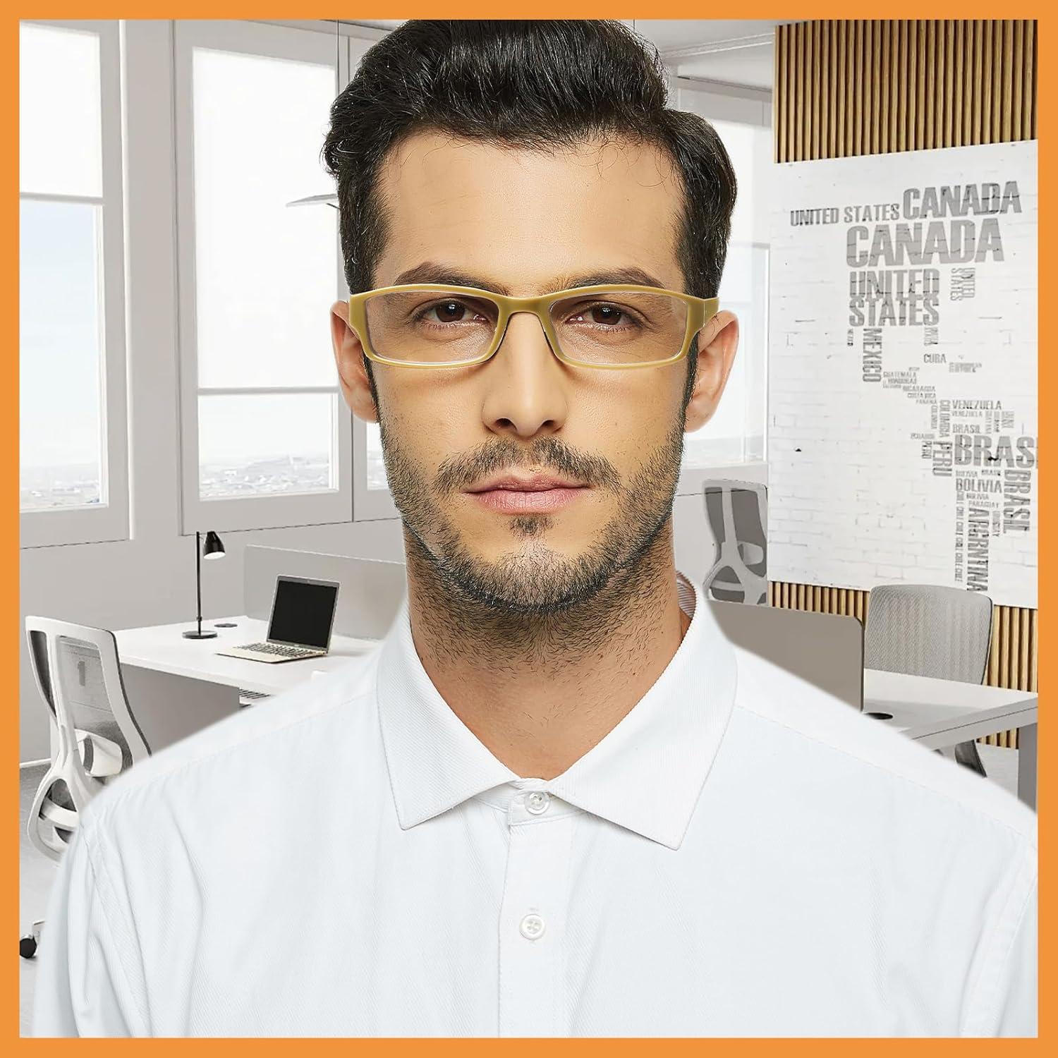 Gafas de Lectura JOSCHOO Unisex con Filtro Luz Azul 0.75x